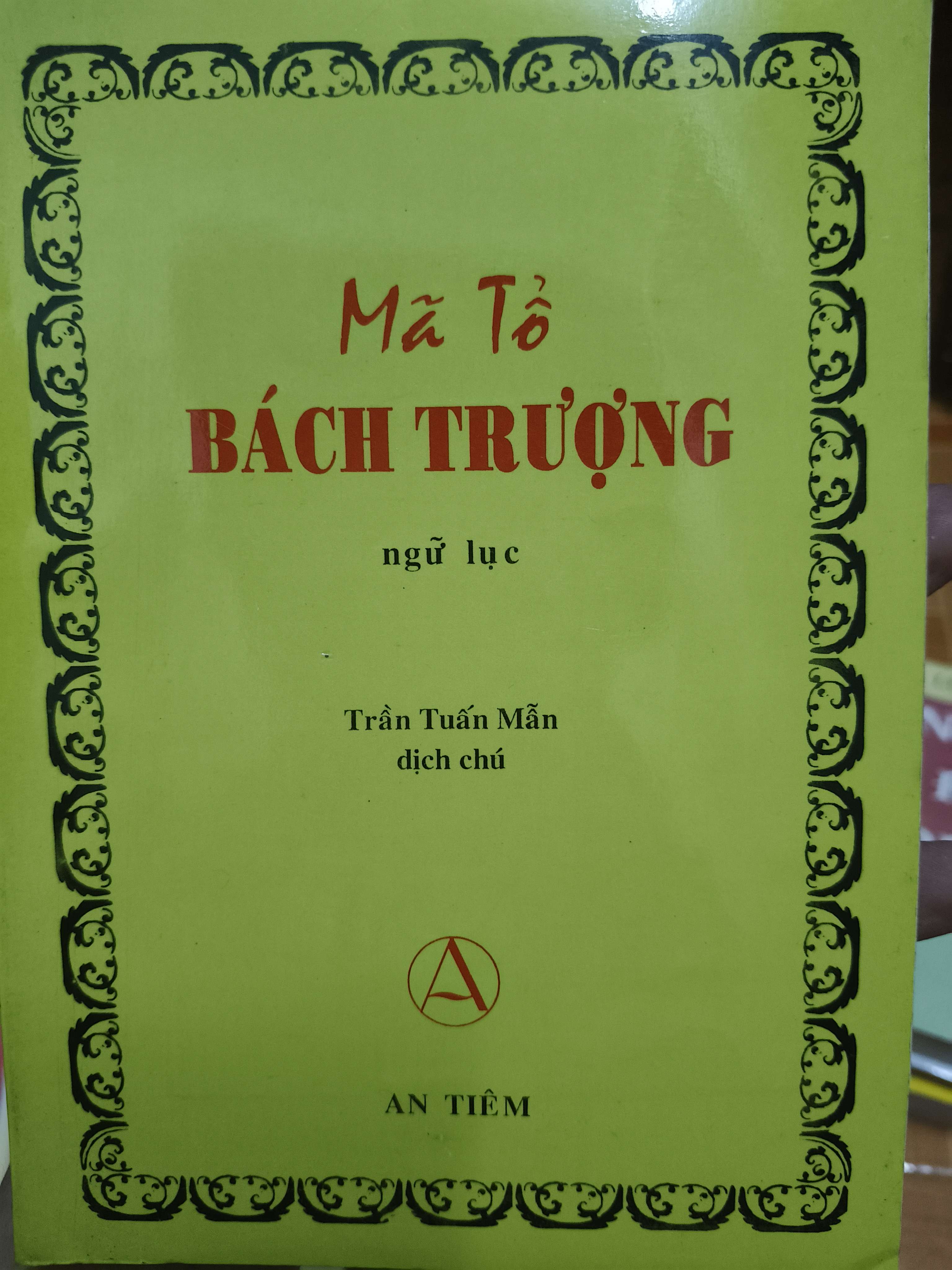 Remake Mã Tổ Bách Trượng - 120 trang Phật giáo ANTQ2702