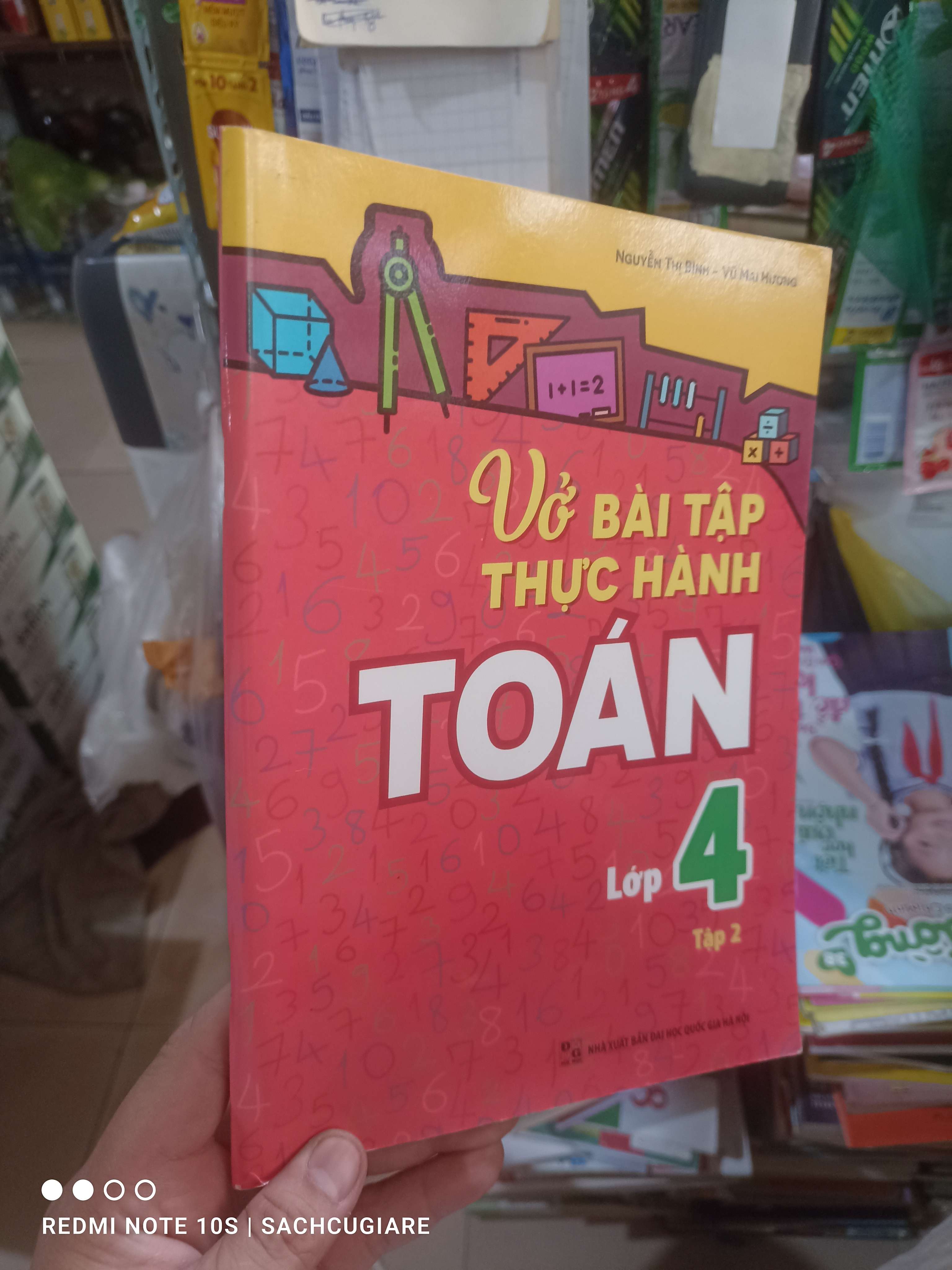Vở bài tập thực hành Toán lớp 4 tập 2 2018 mới 80% viết trang đầu Giáo khoa HCM2702