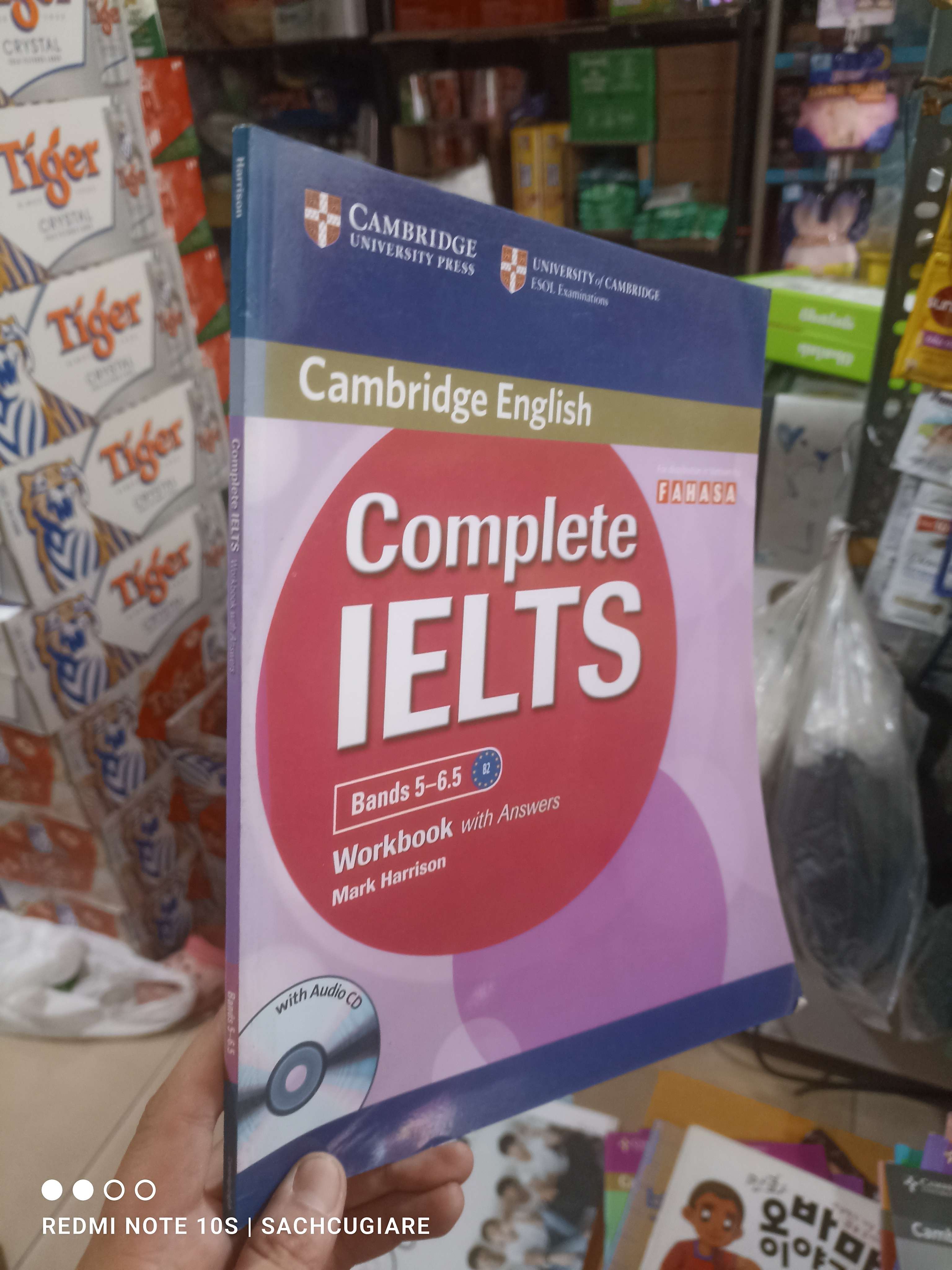 Complete IELTS workbook Bands 5-6.5 có CD mới 90% chưa viết Sách tự học tiếng Anh HCM2702