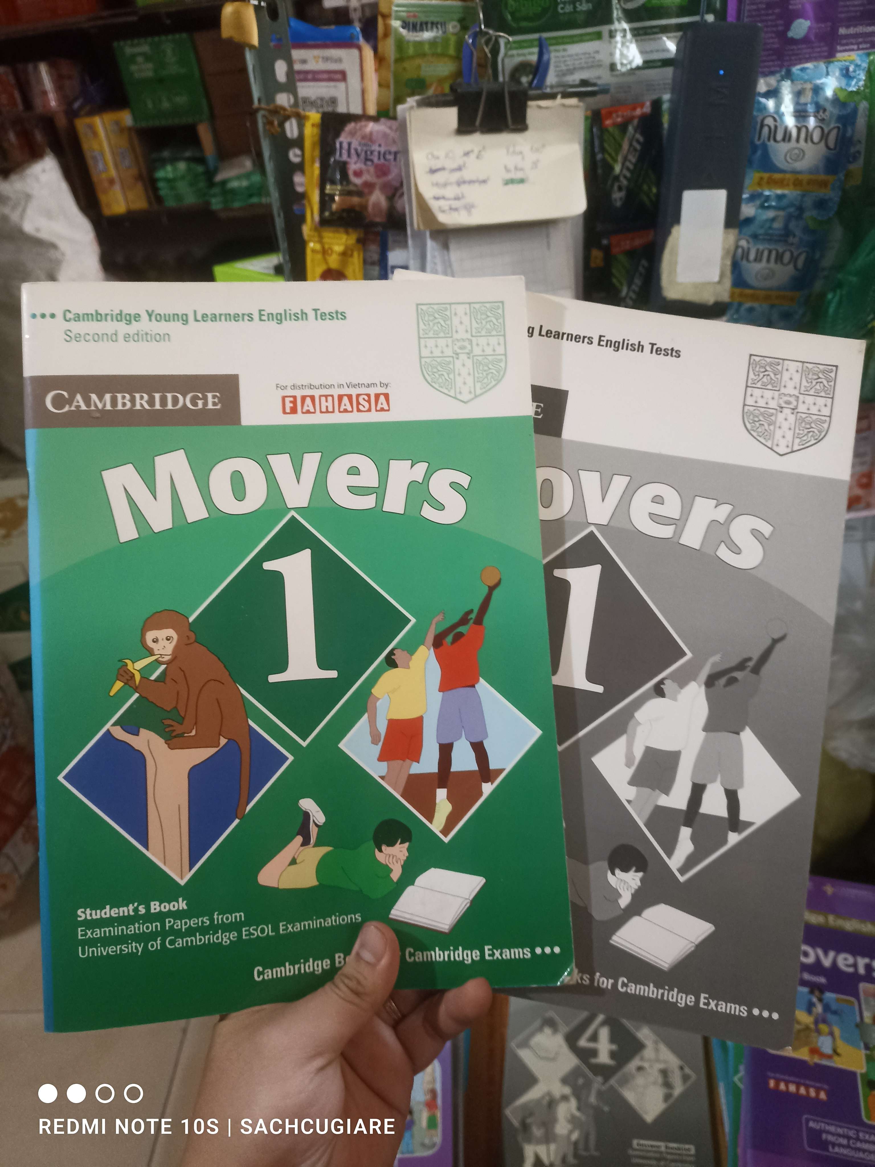 Movers 1 Student's book + answer viết chì mới 80% Sách tự học tiếng Anh HCM2702