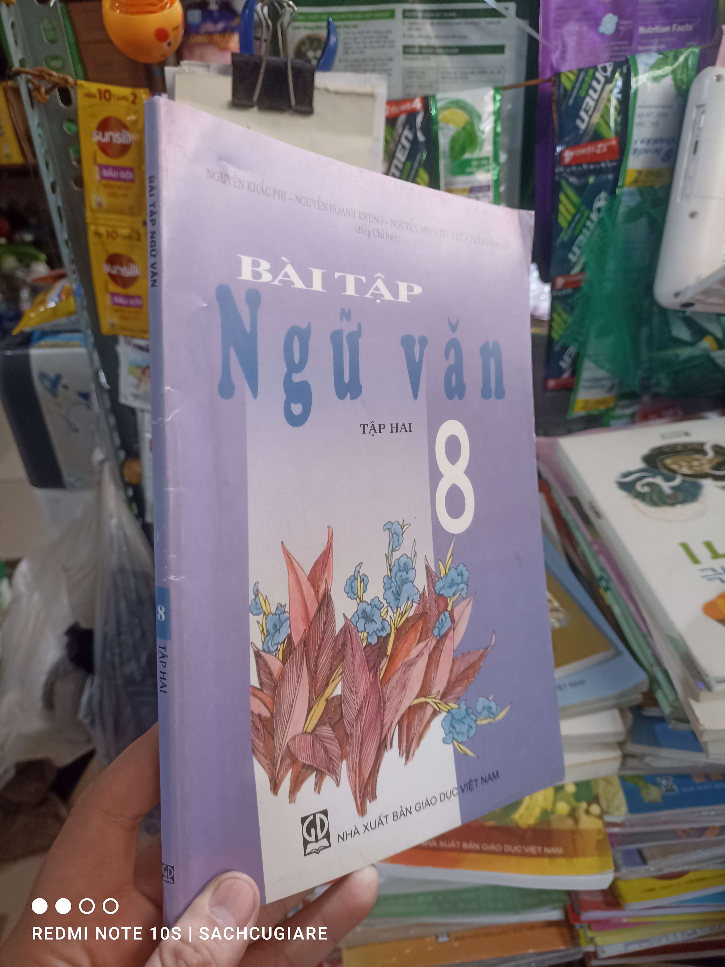 Bài tập ngữ văn 8 tập hai 2018 mới 80% ố nhẹ Giáo khoa HCM2702