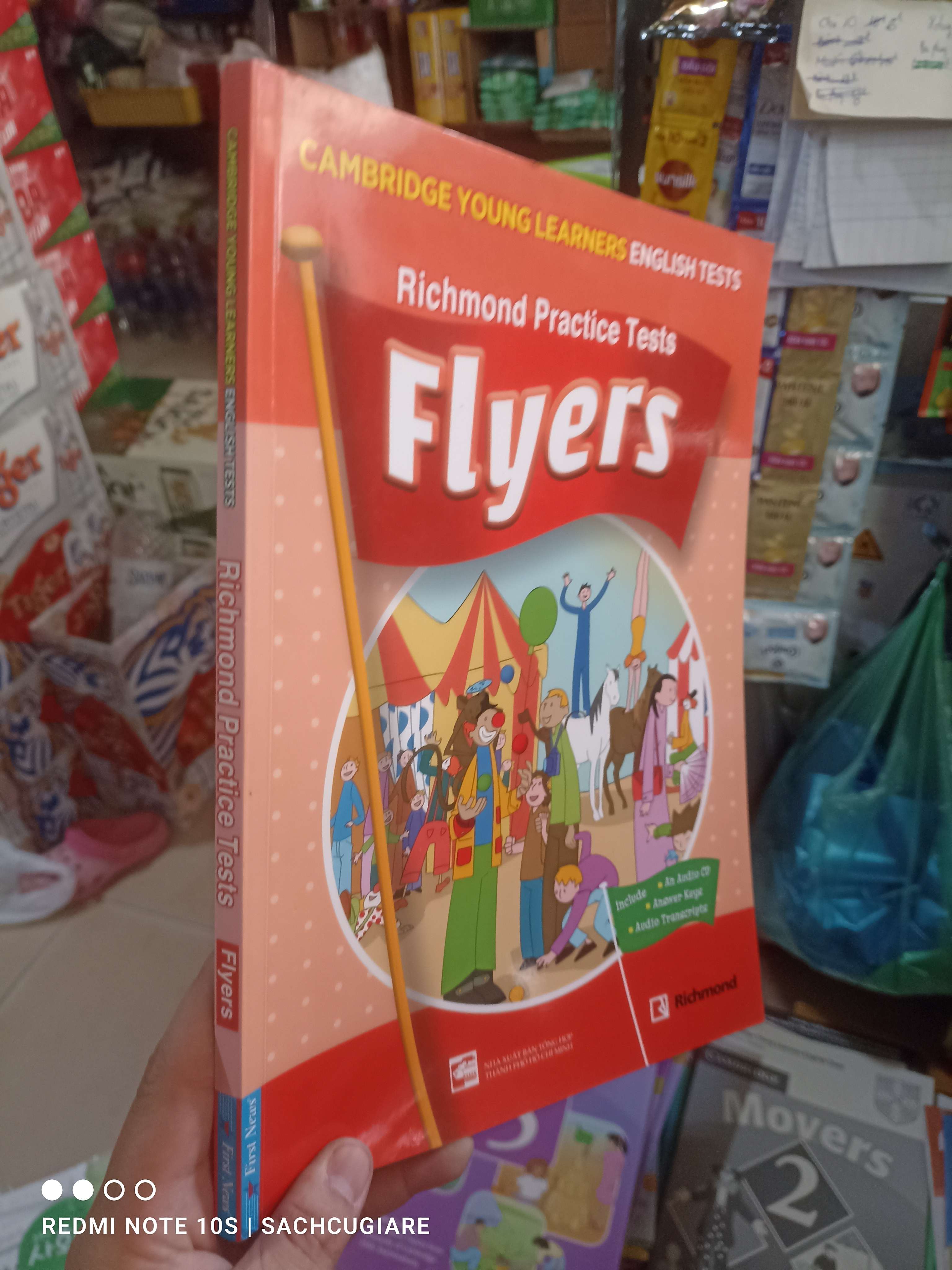Richmond Practice Tests Flyers có CD 2017 mới 90% Sách tự học tiếng Anh HCM2702