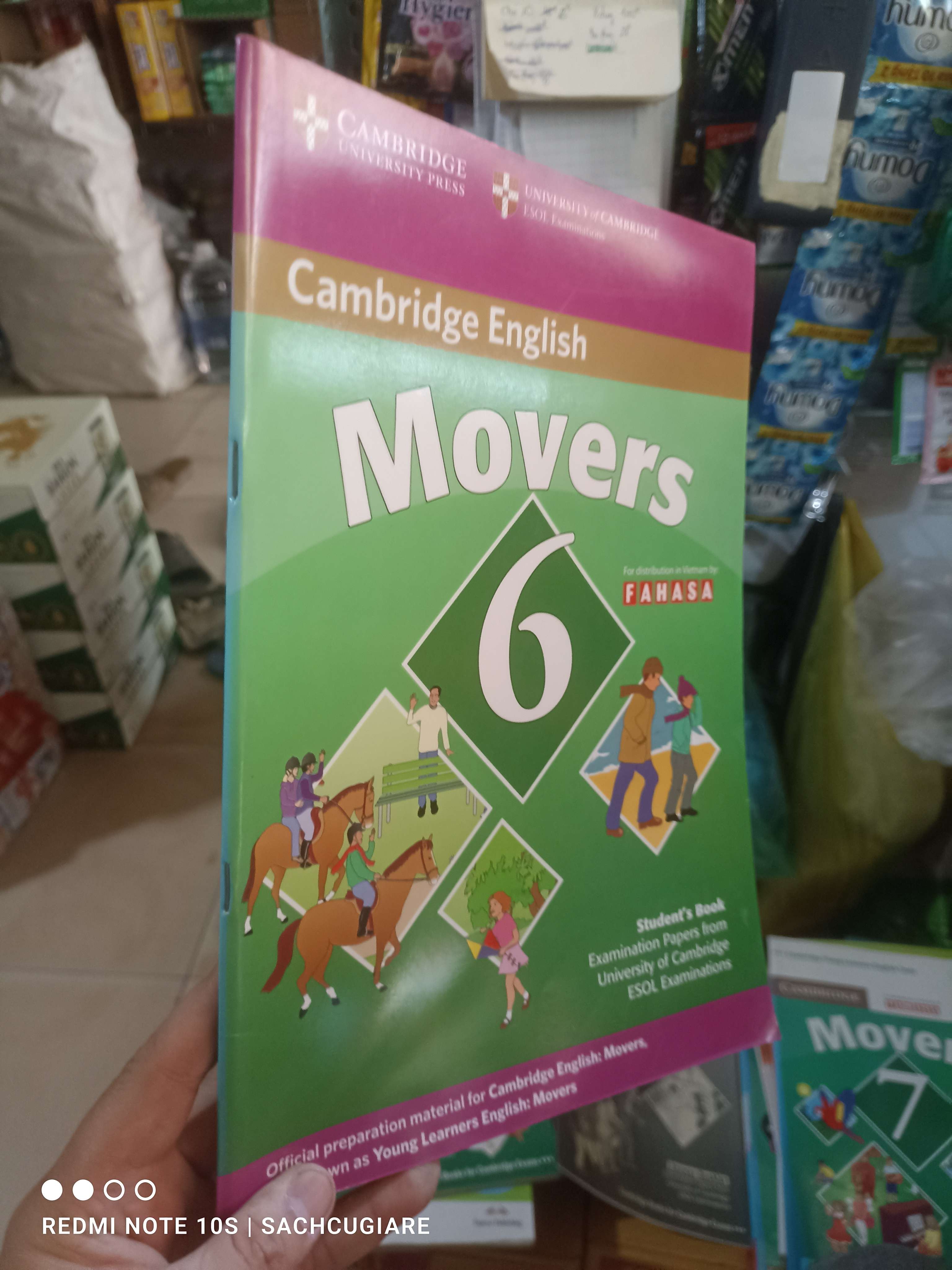 Movers 6 Student's book Mới 90% chưa viết Sách tự học tiếng Anh HCM2702