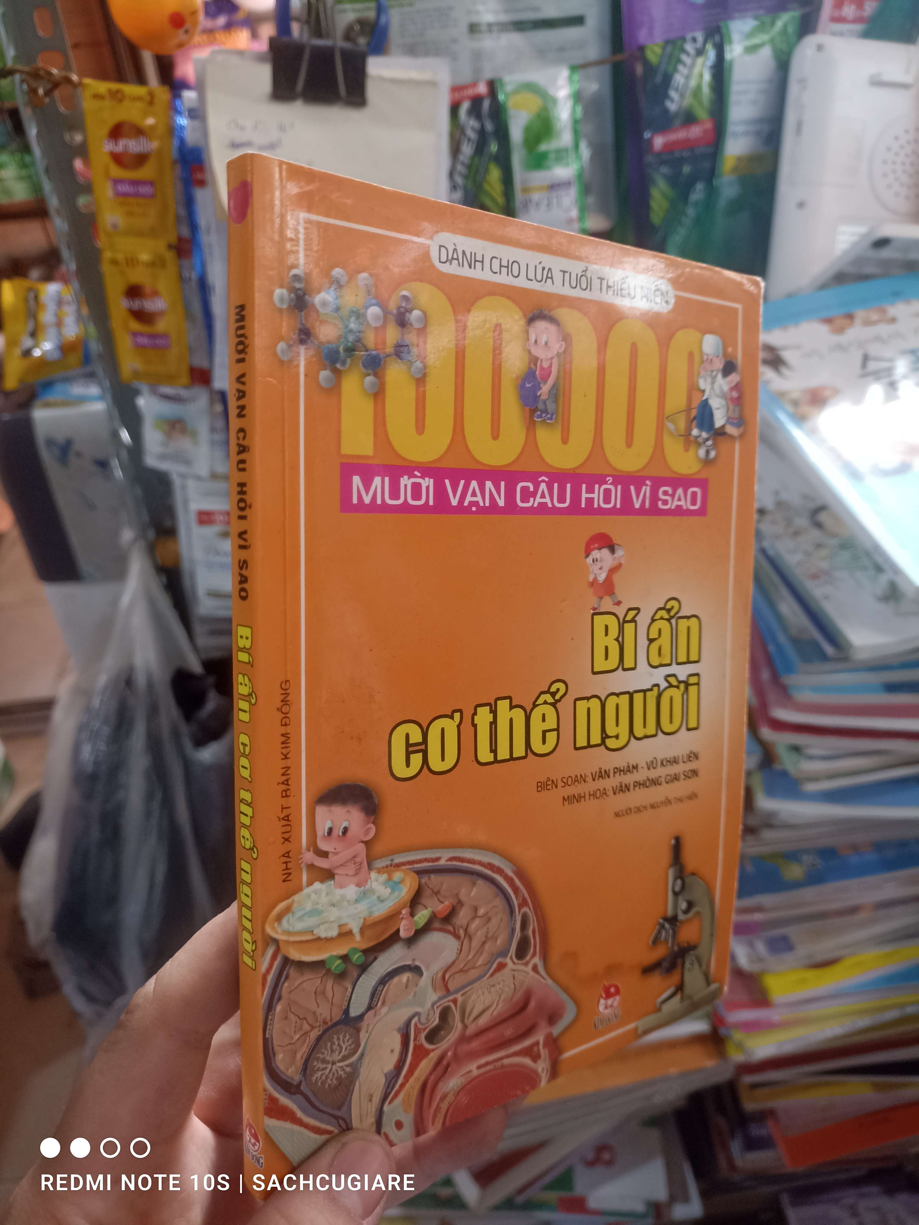 Mười vạn câu hỏi vì sao bí ẩn cơ thể người - Vân Phàm 2018 mới 80% ố Sách kiến thức tổng hợp HCM2702