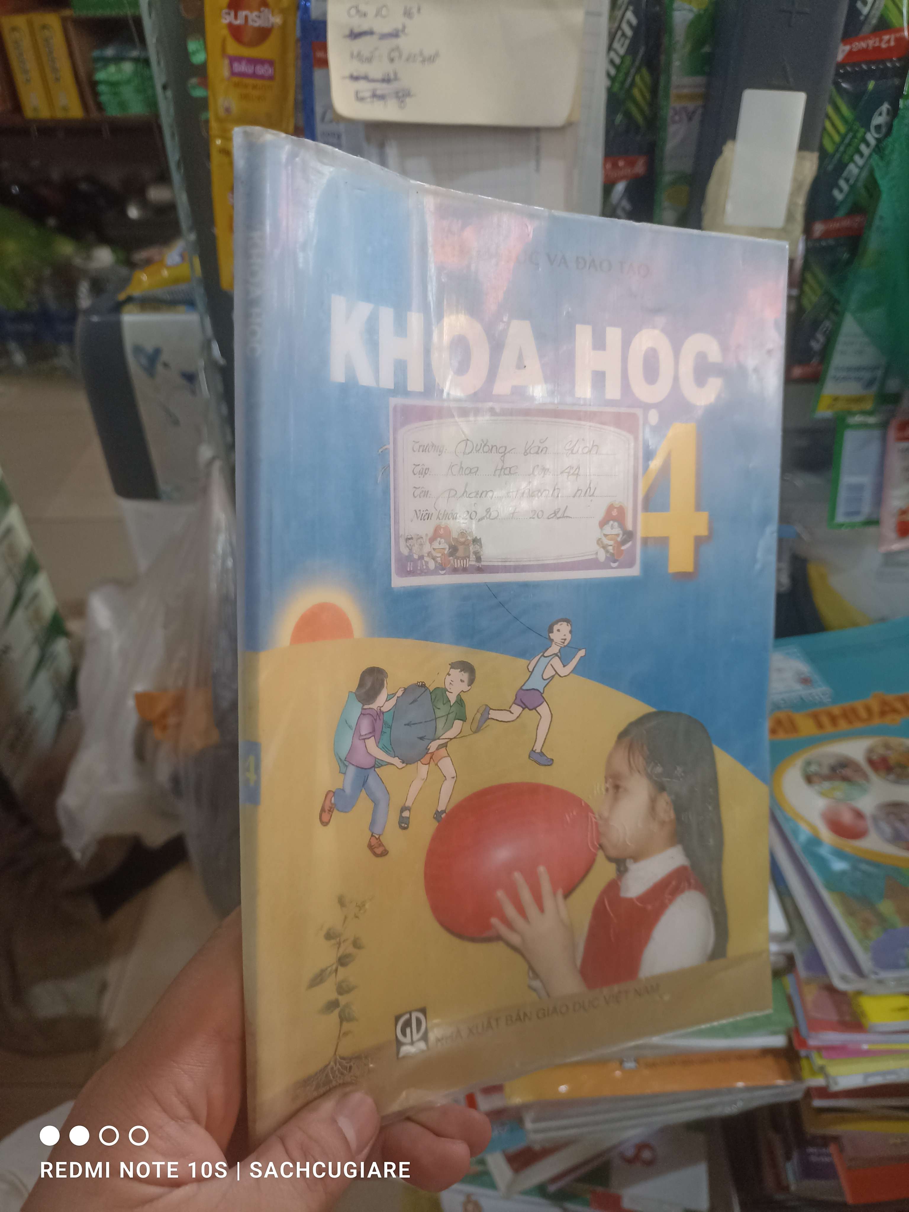 Khoa học 4 2020 mới 90% Giáo khoa HCM2702 (NSX)