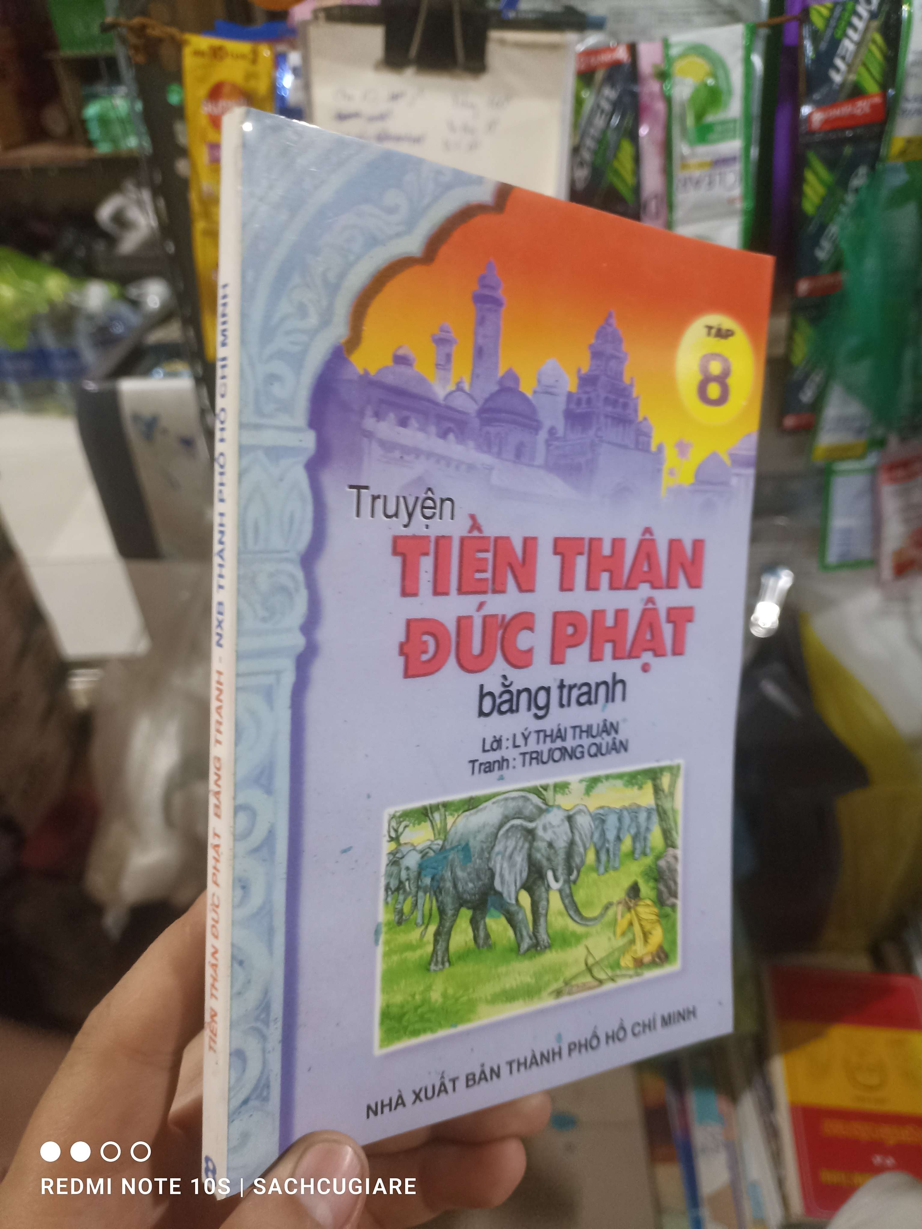 Truyện tiền thân đức phật bằng tranh tập 8 - Thái Thuận 2003 mới 80% Sách thiếu nhi HCM2702