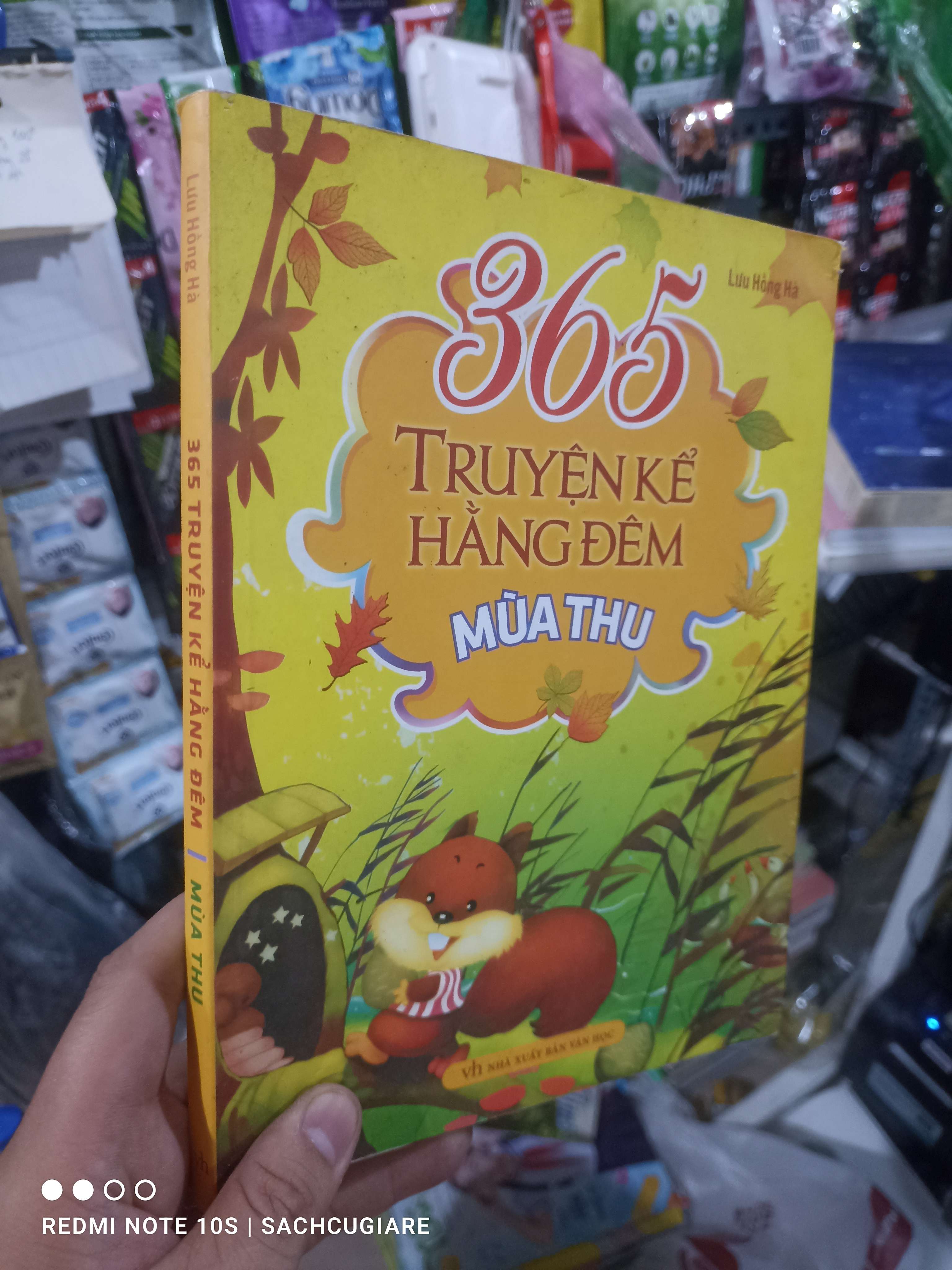 365 truyện kể hằng đêm mùa thu - Hồng Hà 2015 mới 80% bụng vài trắng đầu Sách thiếu nhi HCM2702