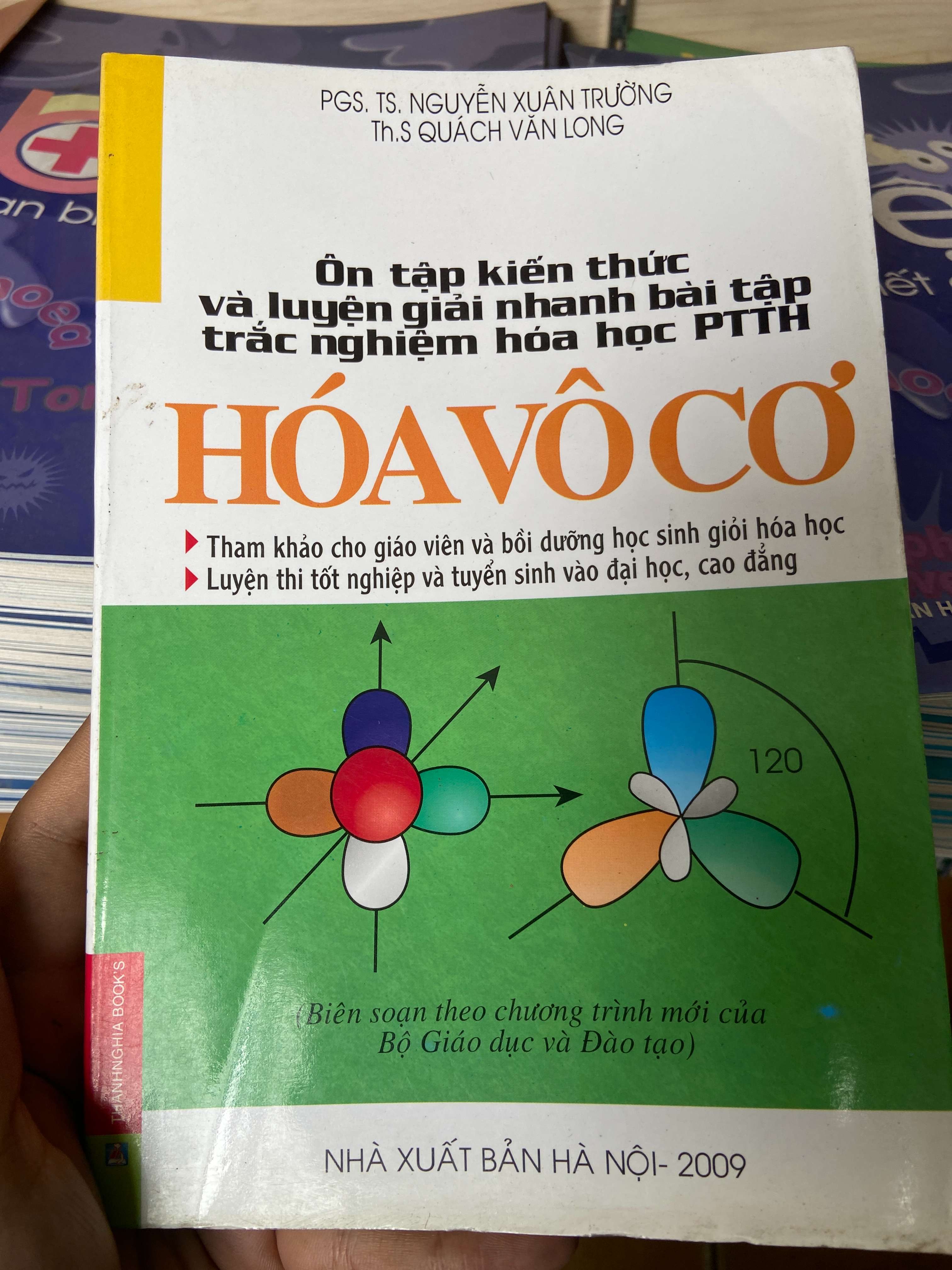 Ôn Tập Kiến Thức Và Luyện Giải Nhanh Bài Tập Trắc Nghiệm Hóa Học PTTH Hóa Vô Cơ - Nguyễn Xuân Trường, Quách Văn Long 2008 Tham khảo - luyện thi VAVO-AK2ST1