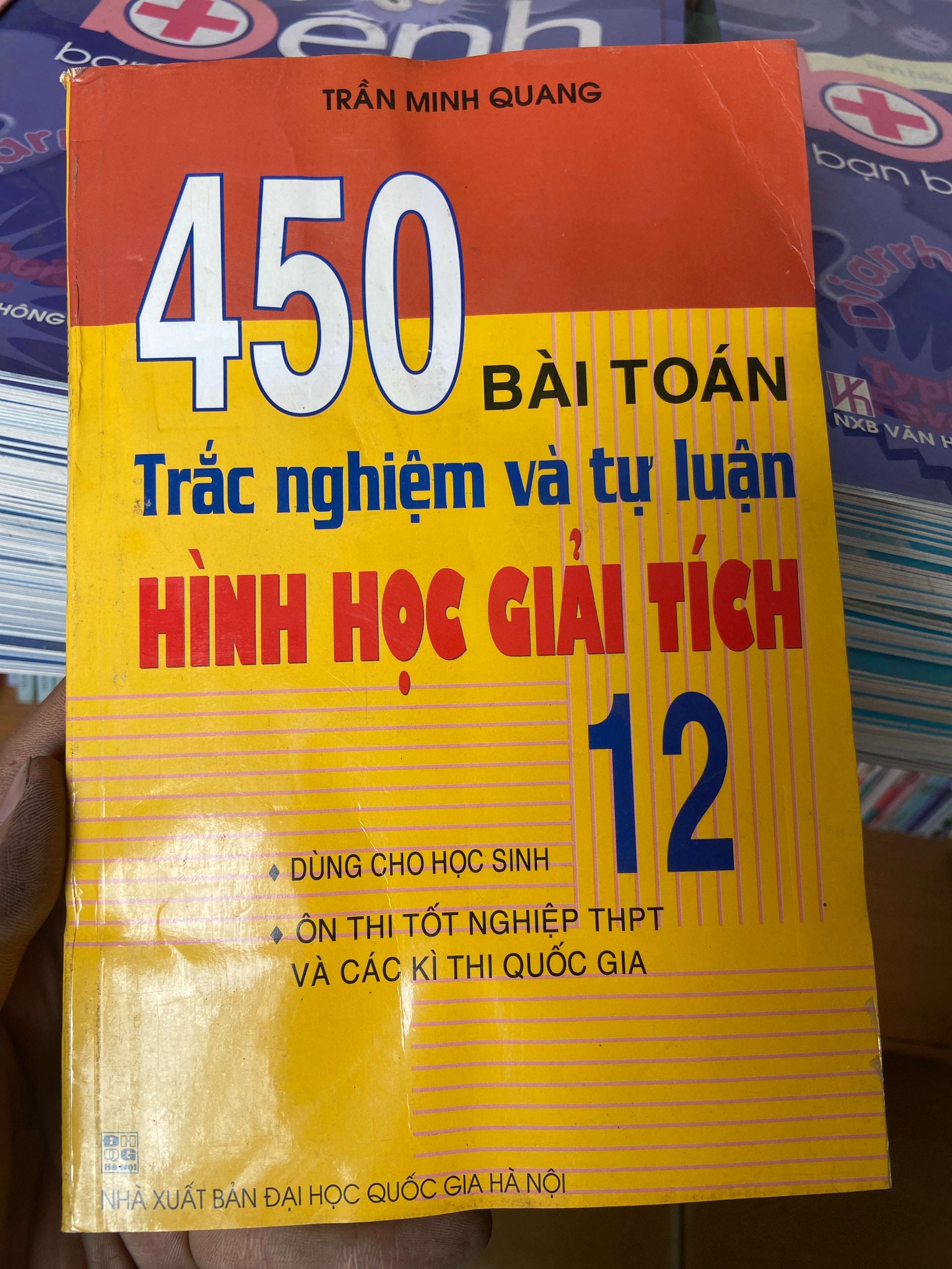 450 Bài Toán Trắc Nghiệm Và Tự Luận Hình Học Giải Tích 12 - Trần Minh Quang 2008 Tham khảo - luyện thi VAVO-AK2ST1