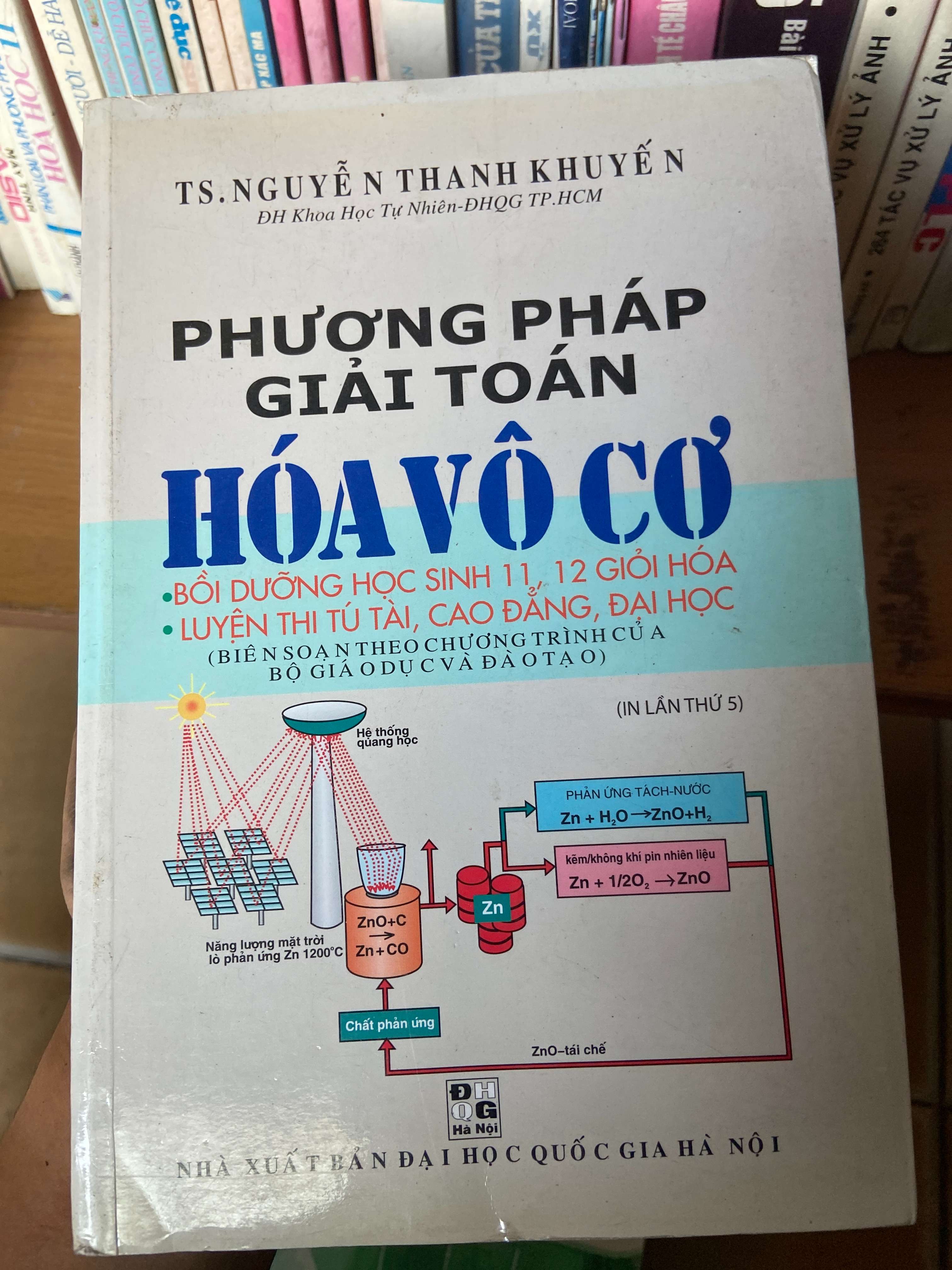 Phương Pháp Giải Toán Hóa Vô Cơ (Bồi Dưỡng Học Sinh 11, 12 Giỏi Hóa; Luyện Thi Tú Tài, Cao Đẳng, Đại Học; Biên Soạn Theo Chương Trình Của Bộ Giáo Dục & Đào Tạo) - Nguyễn Thanh Khuyến 2006 Tham khảo - luyện thi VAVO-AK1T2