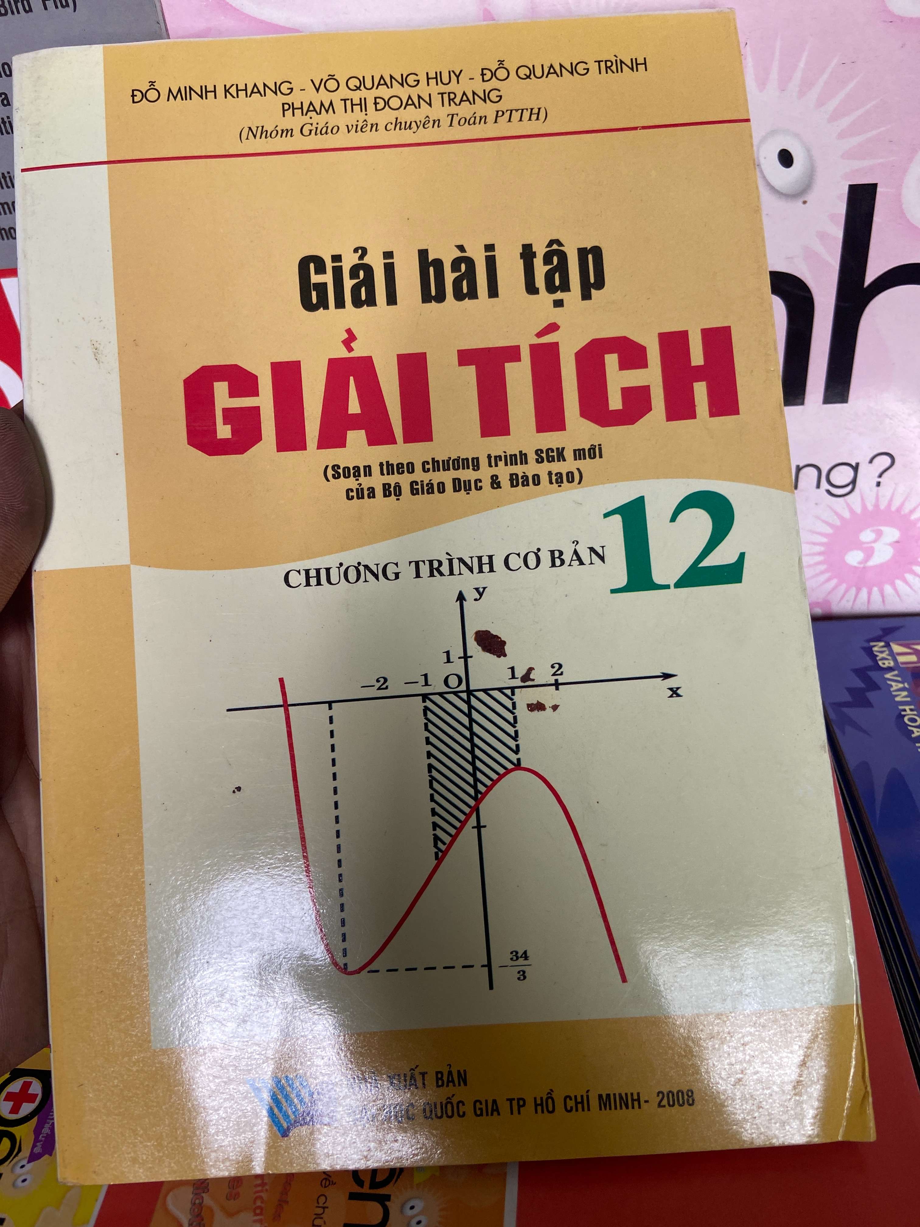 Giải Bài Tập Giải Tích Chương Trình Cơ Bản 12 - Đỗ Minh Khang, Võ Quang Huy, Đỗ Quang Trình, Phạm Thị Đoan Trang 2008 Tham khảo - luyện thi VAVO-AK1T1