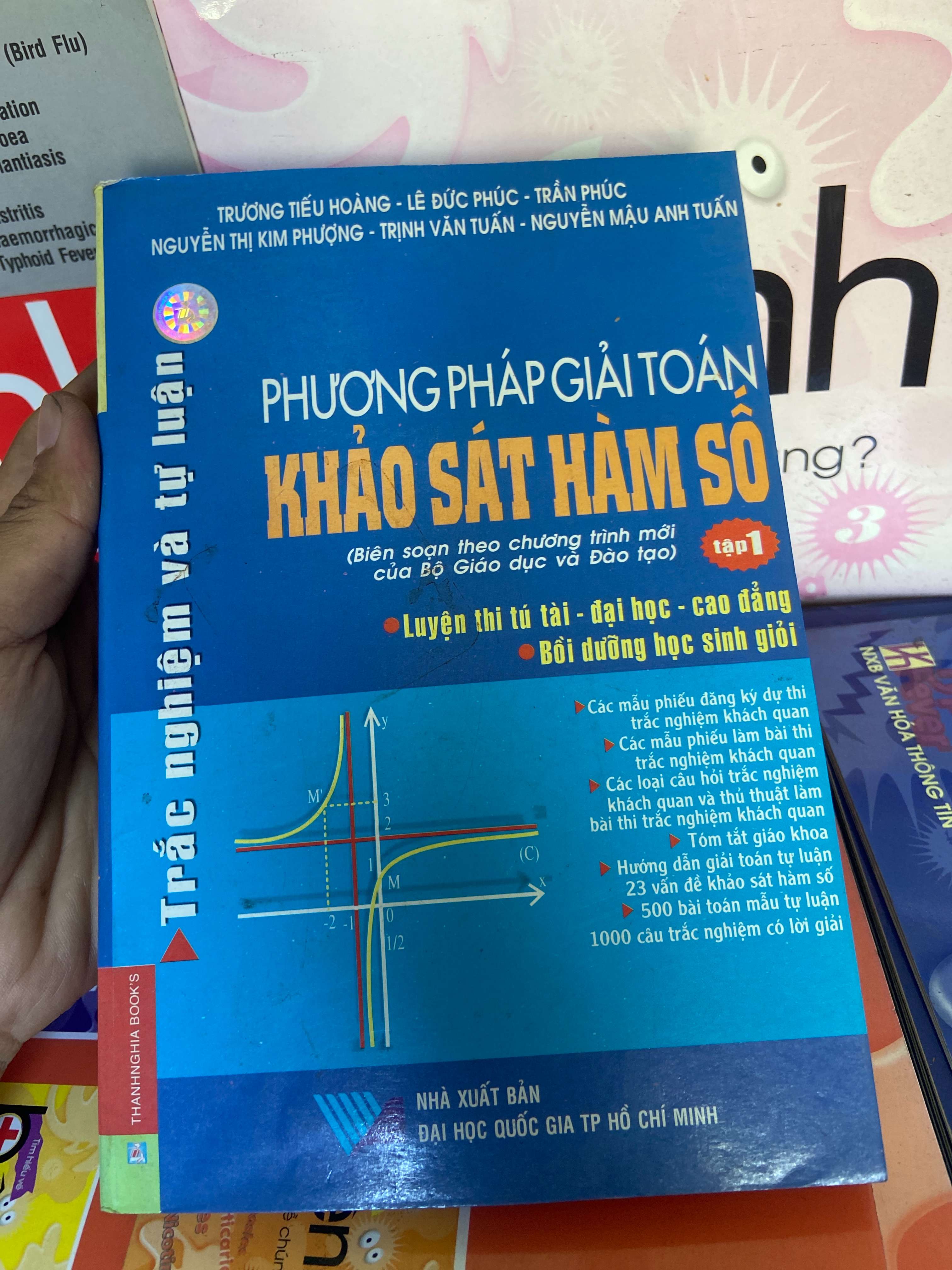 Phương Pháp Giải Toán Khảo Sát Hàm Số (Tập 1) (Ôn Thi Tú Tài Và Luyện Thi Đại Học) - Trương Tiếu Hoàng, Lê Đức Phúc, Trần Phúc, Nguyễn Thị Kim Phượng, Trịnh Văn Tuấn, Nguyễn Mậu Anh Tuấn 2008 Tham khảo - luyện thi VAVO-AK1T1