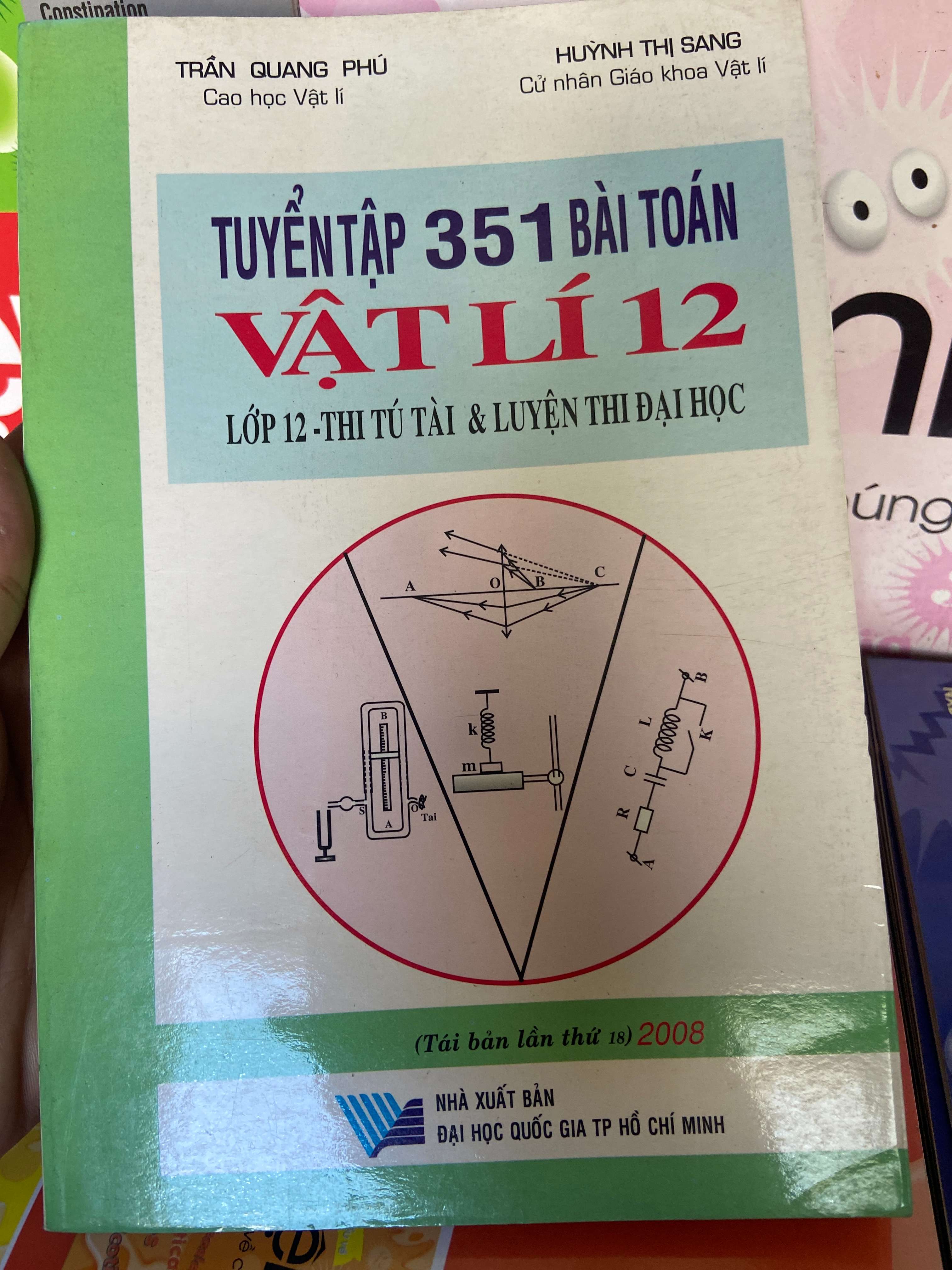 Tuyển tập 351 bài toán vật lý 12 - Trần Quang Phú 2008 Tham khảo - luyện thi VAVO-AK1T1
