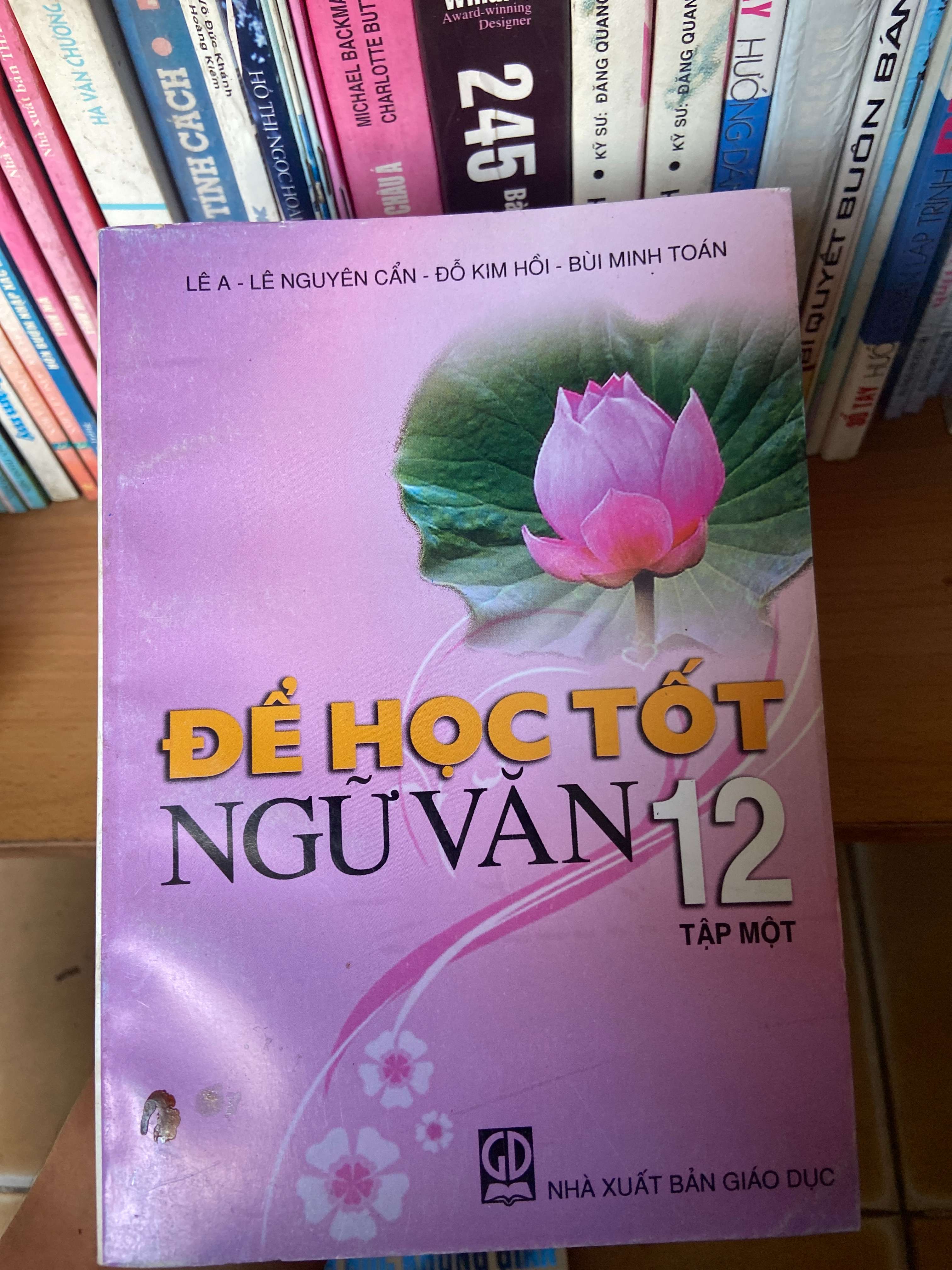 Để Học Tốt Ngữ Văn 12 (Tập 1) - Lê A, Lê Nguyên Cẩn, Đỗ Kim Hồi, Bùi Minh Toán 2009 Tham khảo - luyện thi VAVO-AK1T2