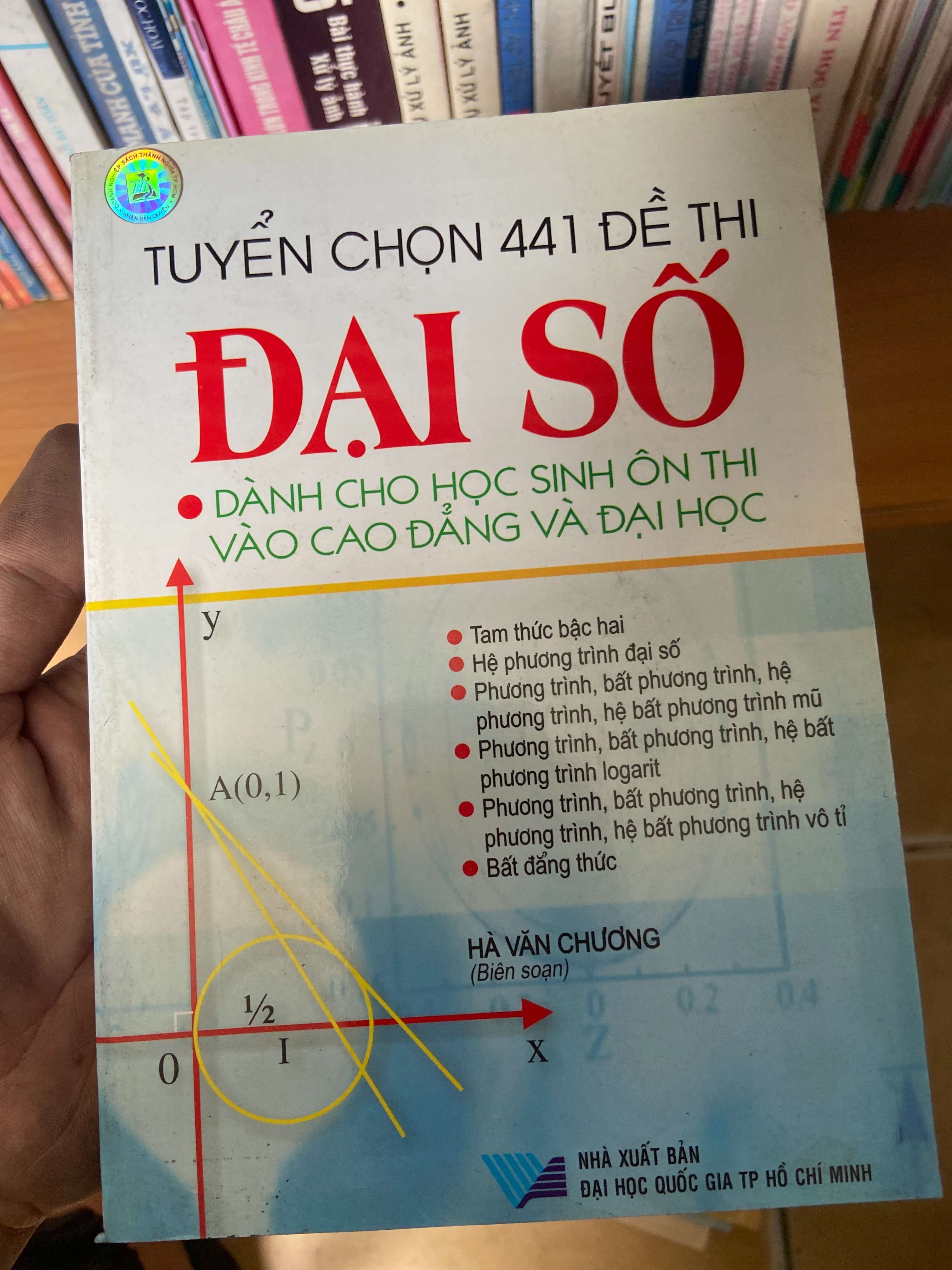 Tuyển Chọn 441 Đề Thi Đại Số (Dành Cho Học Sinh Ôn Thi Vào Cao Đẳng Và Đại Học) - Hà Văn Chương 2005 Tham khảo - luyện thi VAVO-AK2ST1