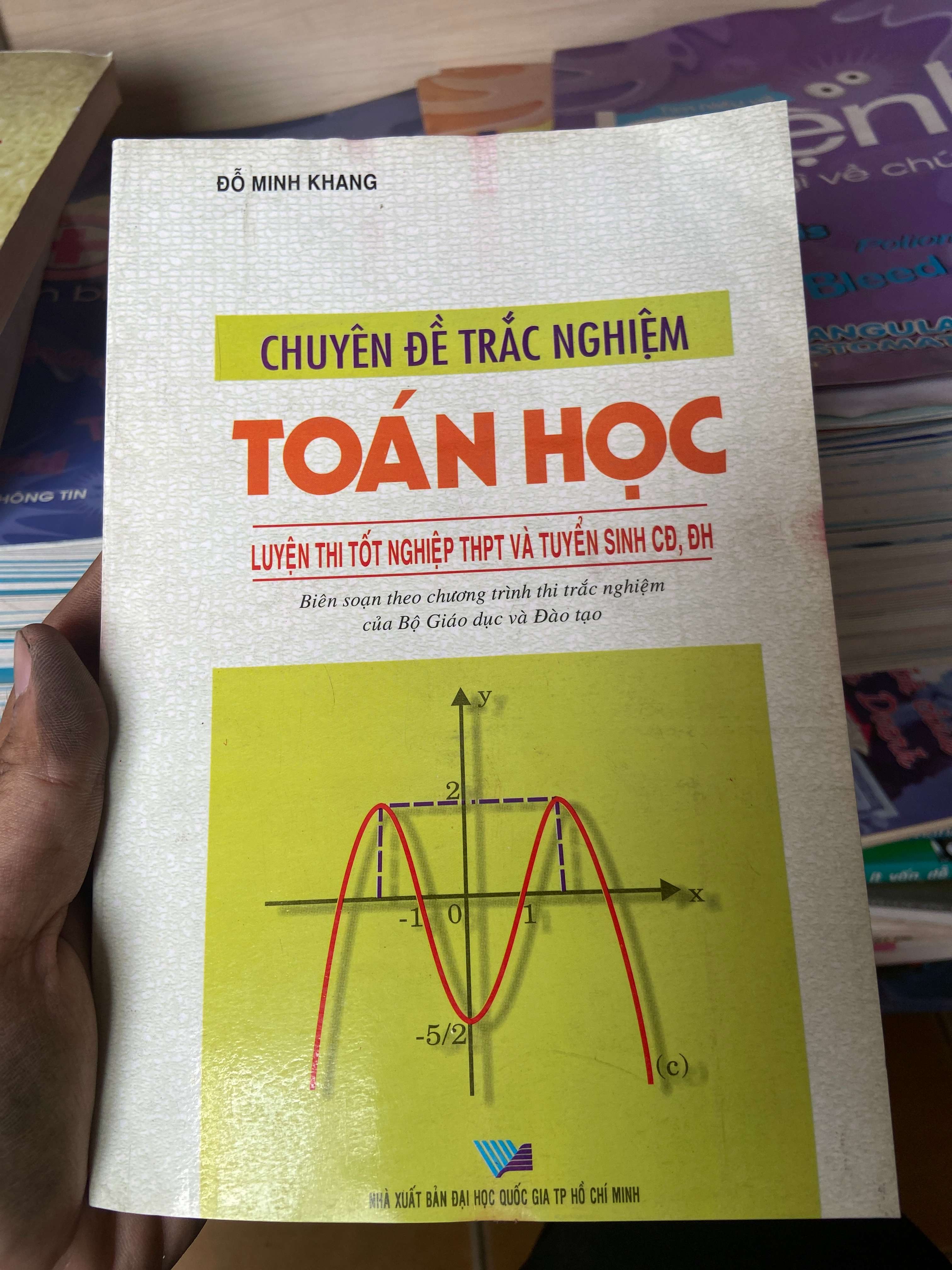 Chuyên Đề Trắc Nghiệm Toán Học Luyện Thi Tốt Nghiệp THPT Và Tuyển Sinh CĐ, ĐH - Đỗ Minh Khang 2007 Tham khảo - luyện thi VAVO-AK2ST1