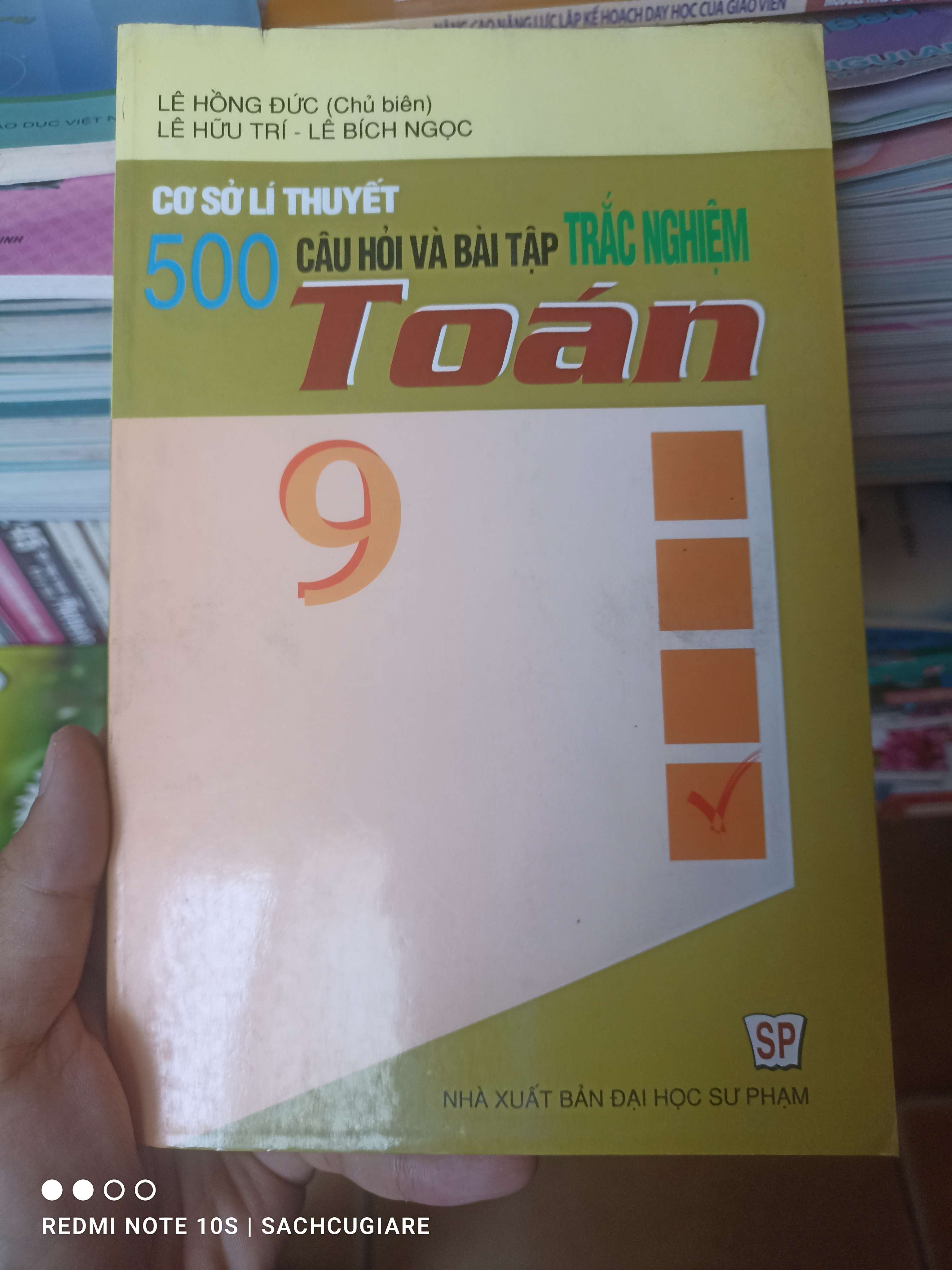 Cơ Sở Lí Thuyết 500 Câu Hỏi Và Bài Tập Trắc Nghiệm Toán 9 - Lê Hồng Đức, Lê Hữu Trí, Lê Bích Ngọc 2007 VAVO-AK3ST1