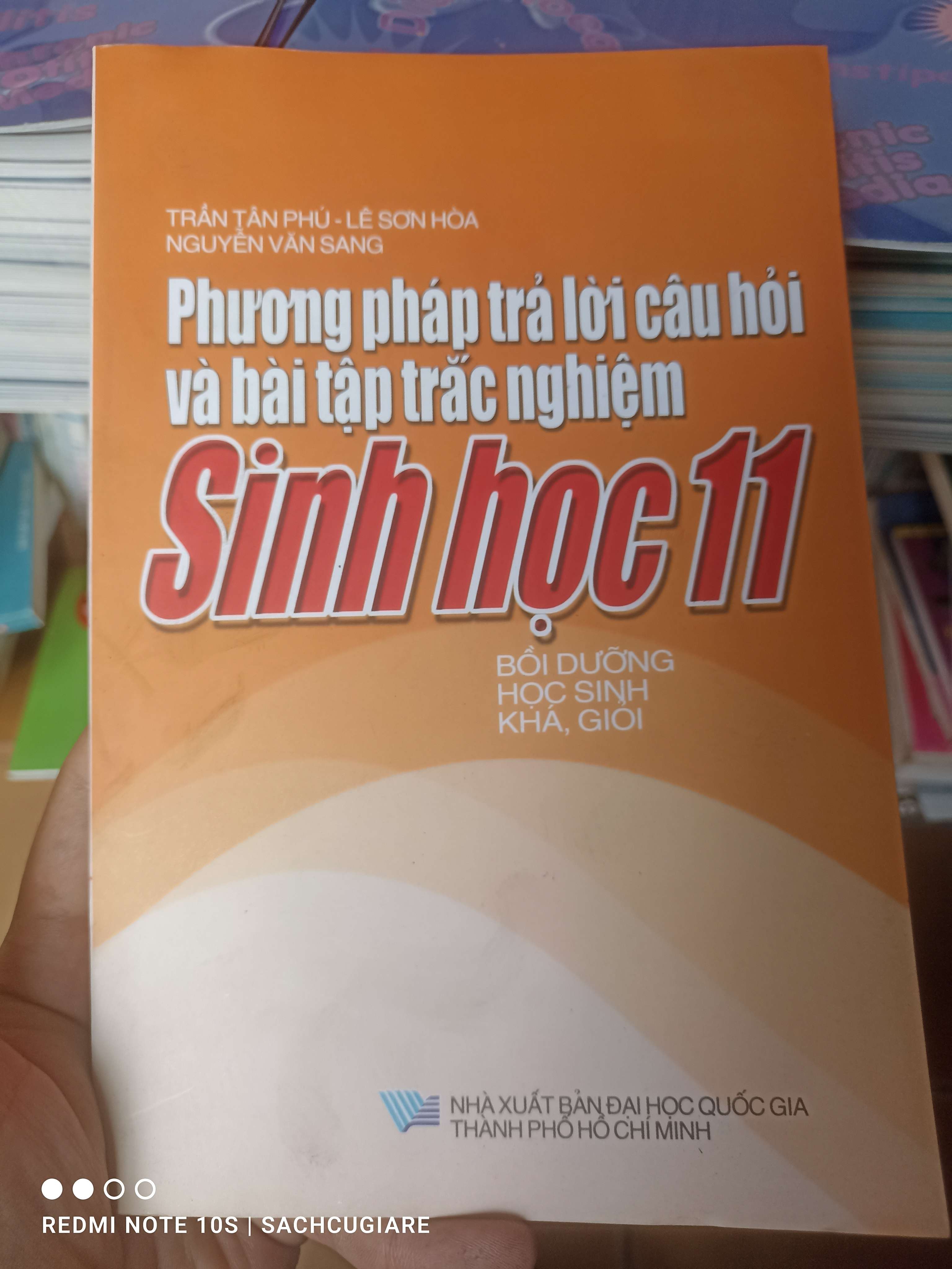 Phương Pháp Trả Lời Câu Hỏi Và Bài Tập Trắc Nghiệm Sinh Học 11 (Bồi Dưỡng Học Sinh Khá, Giỏi) - Trần Tân Phú, Lê Sơn Hòa, Nguyễn Văn Sang 2007 VAVO-AK2T4
