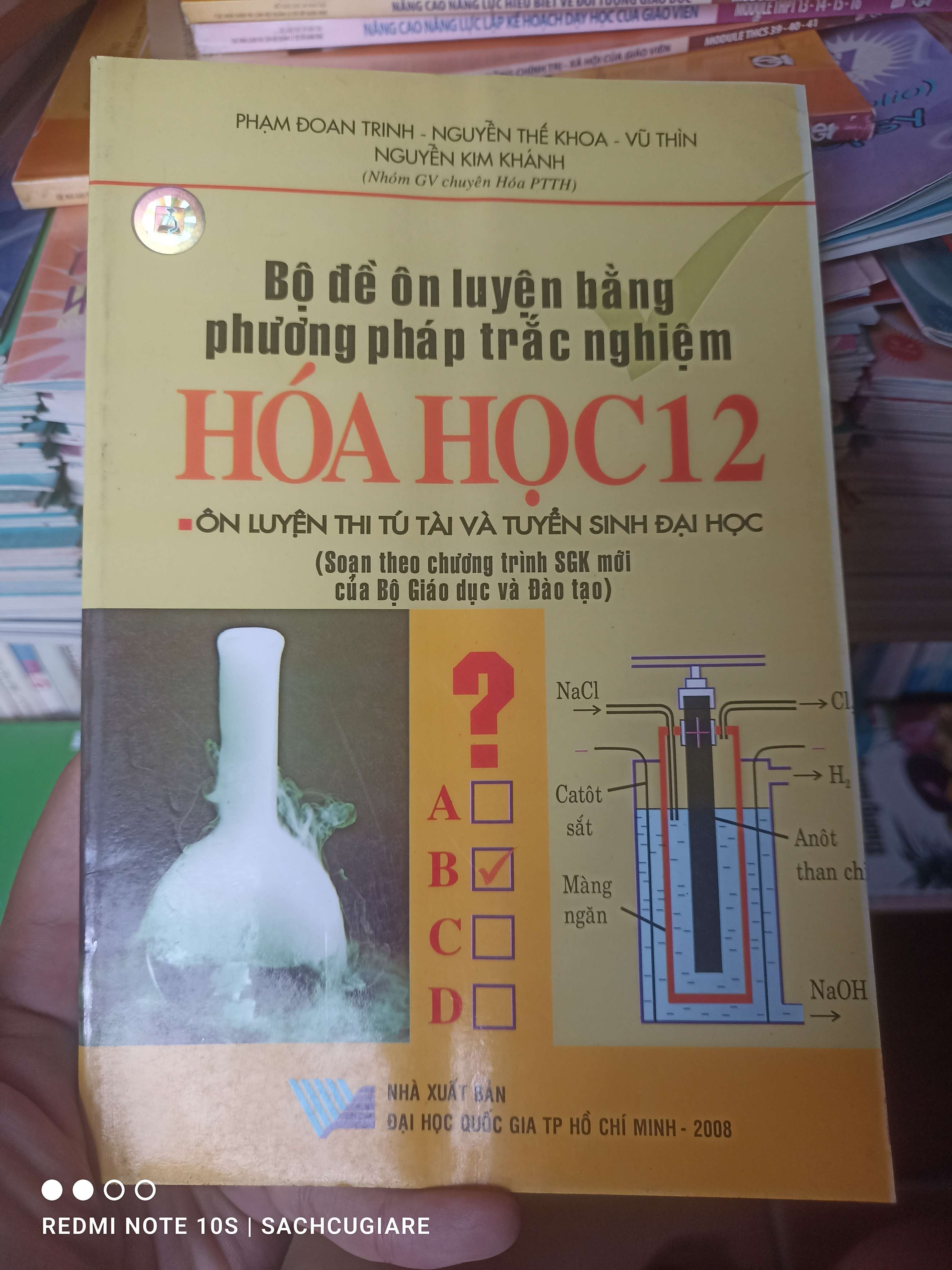 Bộ Đề Ôn Luyện Bằng Phương Pháp Trắc Nghiệm Hóa Học 12 (Ôn Luyện Thi Tú Tài Và Tuyển Sinh Đại Học) - Phạm Đoan Trinh, Nguyễn Thế Khoa, Vũ Thìn, Nguyễn Kim Khánh 2008 VAVO-AK3ST1