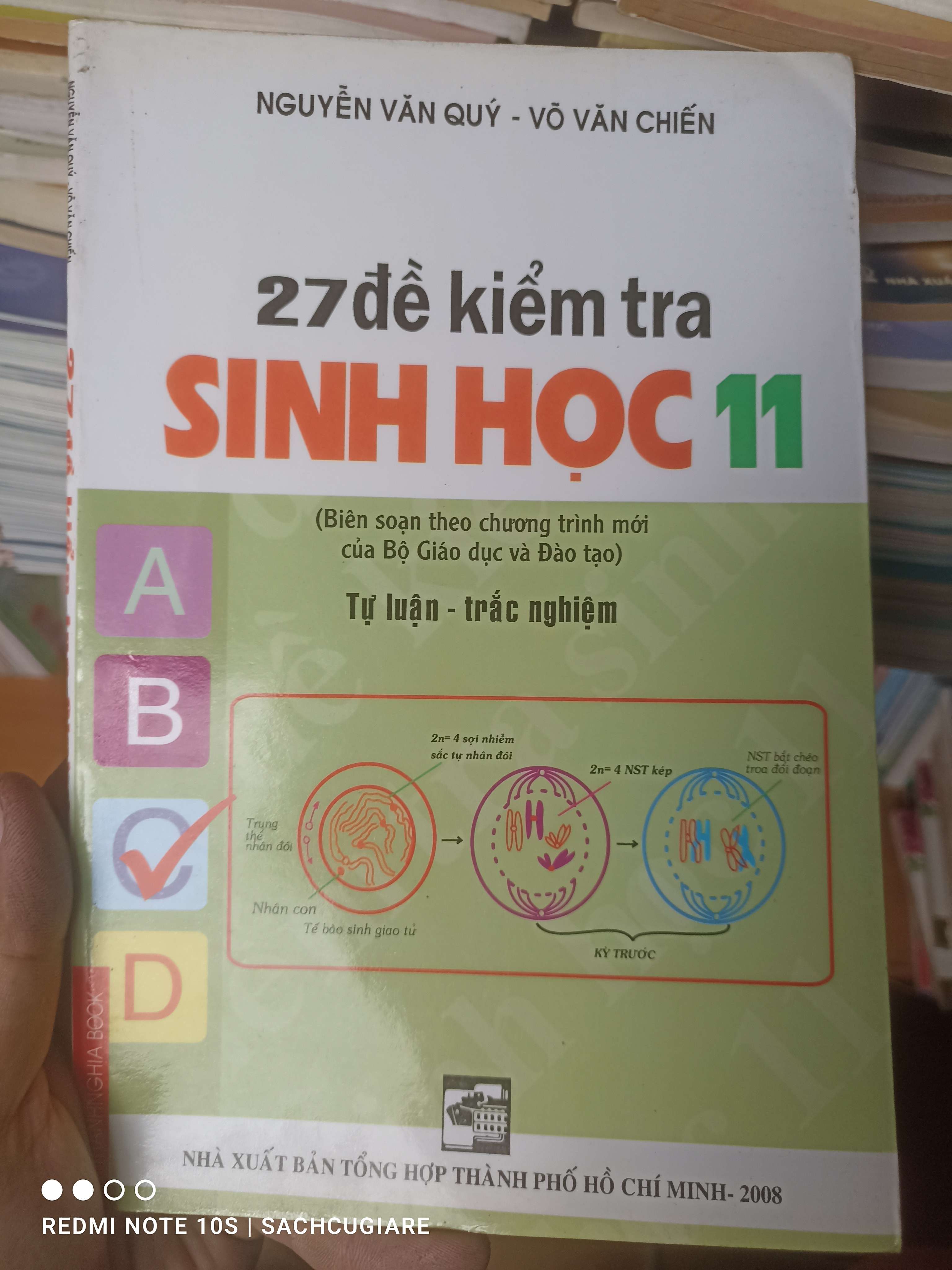 27 Đề Kiểm Tra Sinh Học 11 - Nguyễn Văn Quý, Võ Văn Chiến 2008 VAVO-AK2ST3