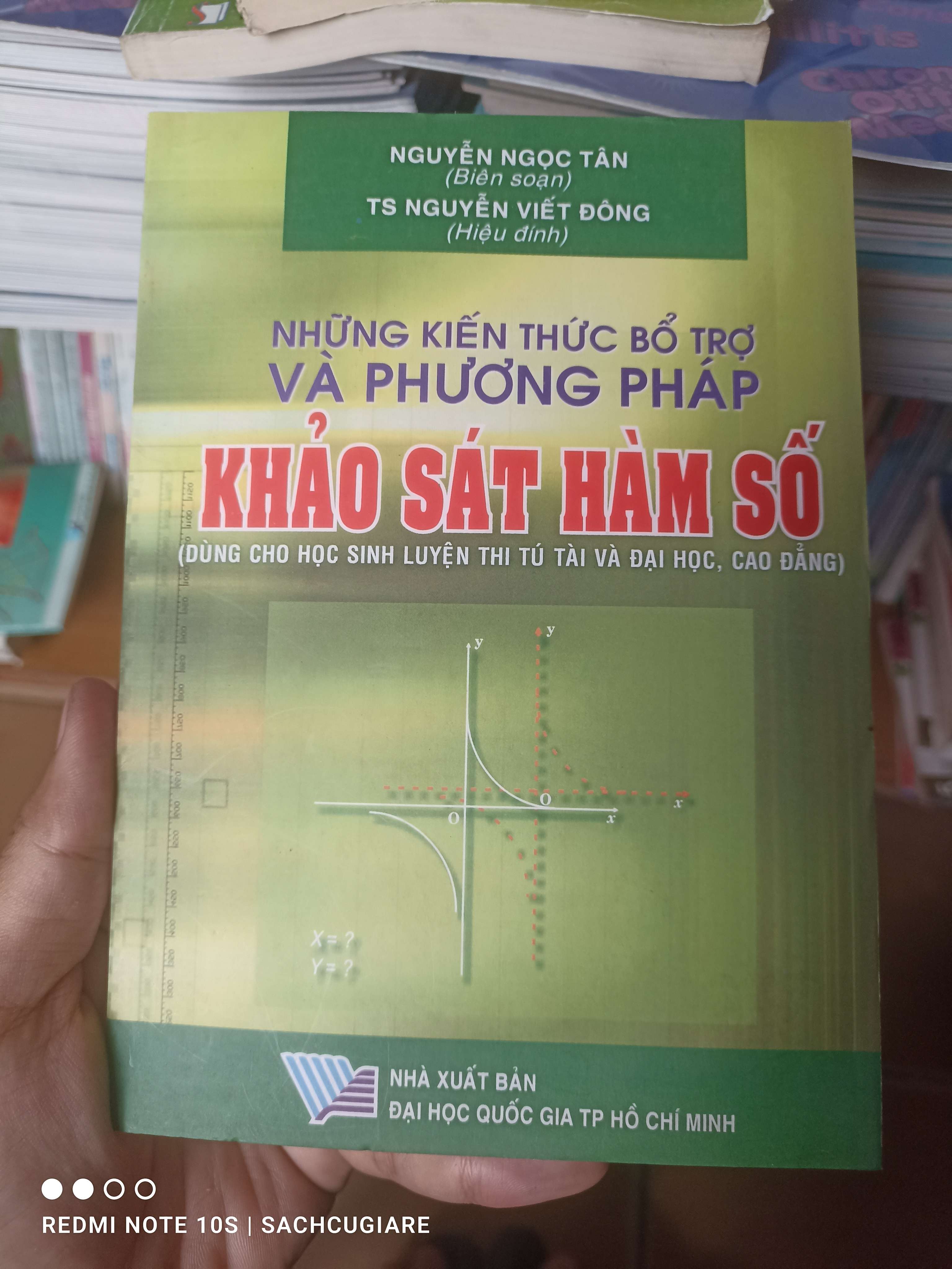 Những Kiến Thức Bổ Trợ Và Phương Pháp Khảo Sát Hàm Số (Dùng Cho Học Sinh Luyện Thi Tú Tài Và Đại Học, Cao Đẳng) - Nguyễn Ngọc Tân, Nguyễn Viết Đông 2004 VAVO-AK2T4