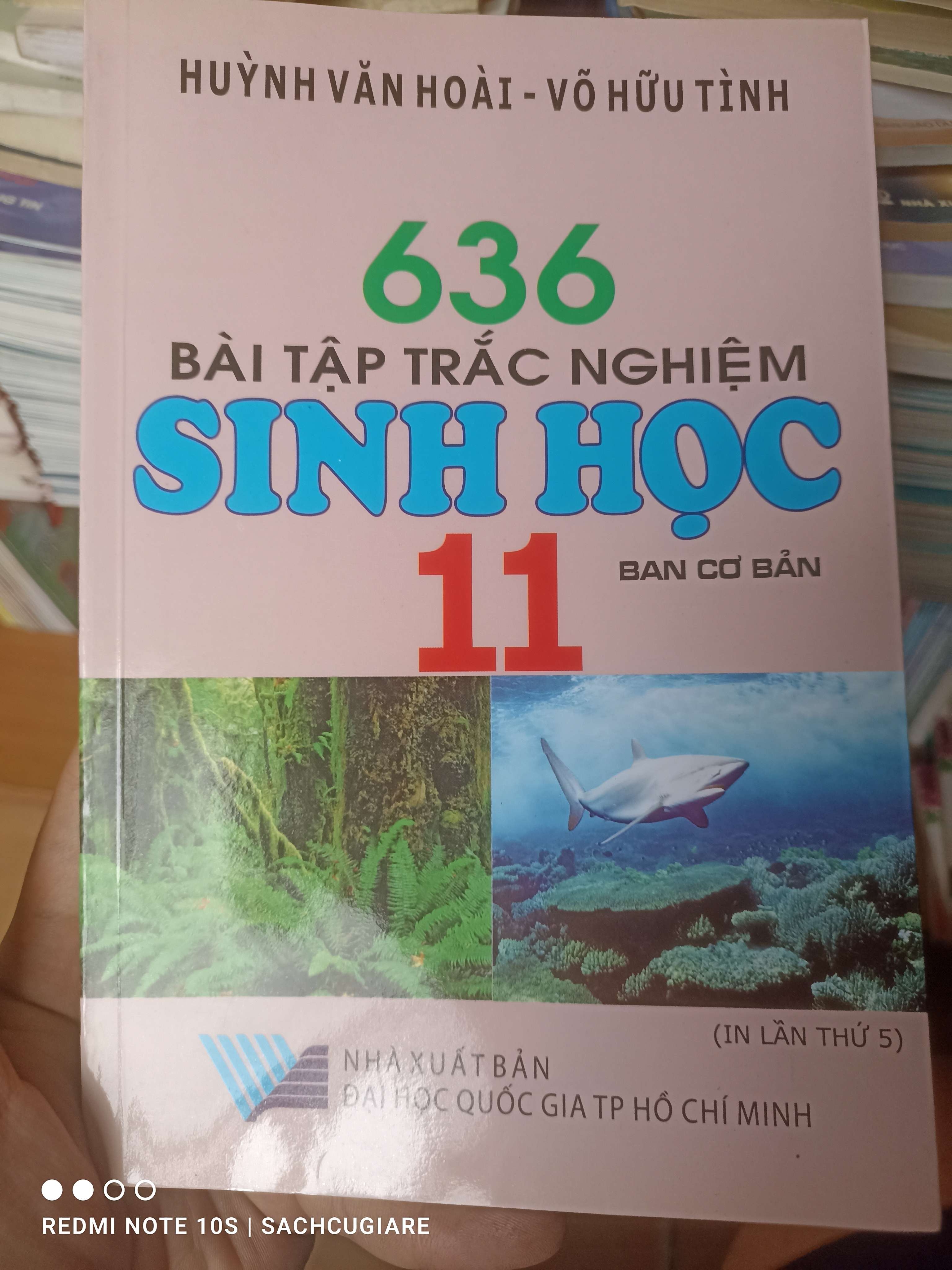 636 Bài Tập Trắc Nghiệm Sinh Học 11 (Ban Cơ Bản) - Huỳnh Văn Hoài, Võ Hữu Tình 2007 VAVO-AK2ST3