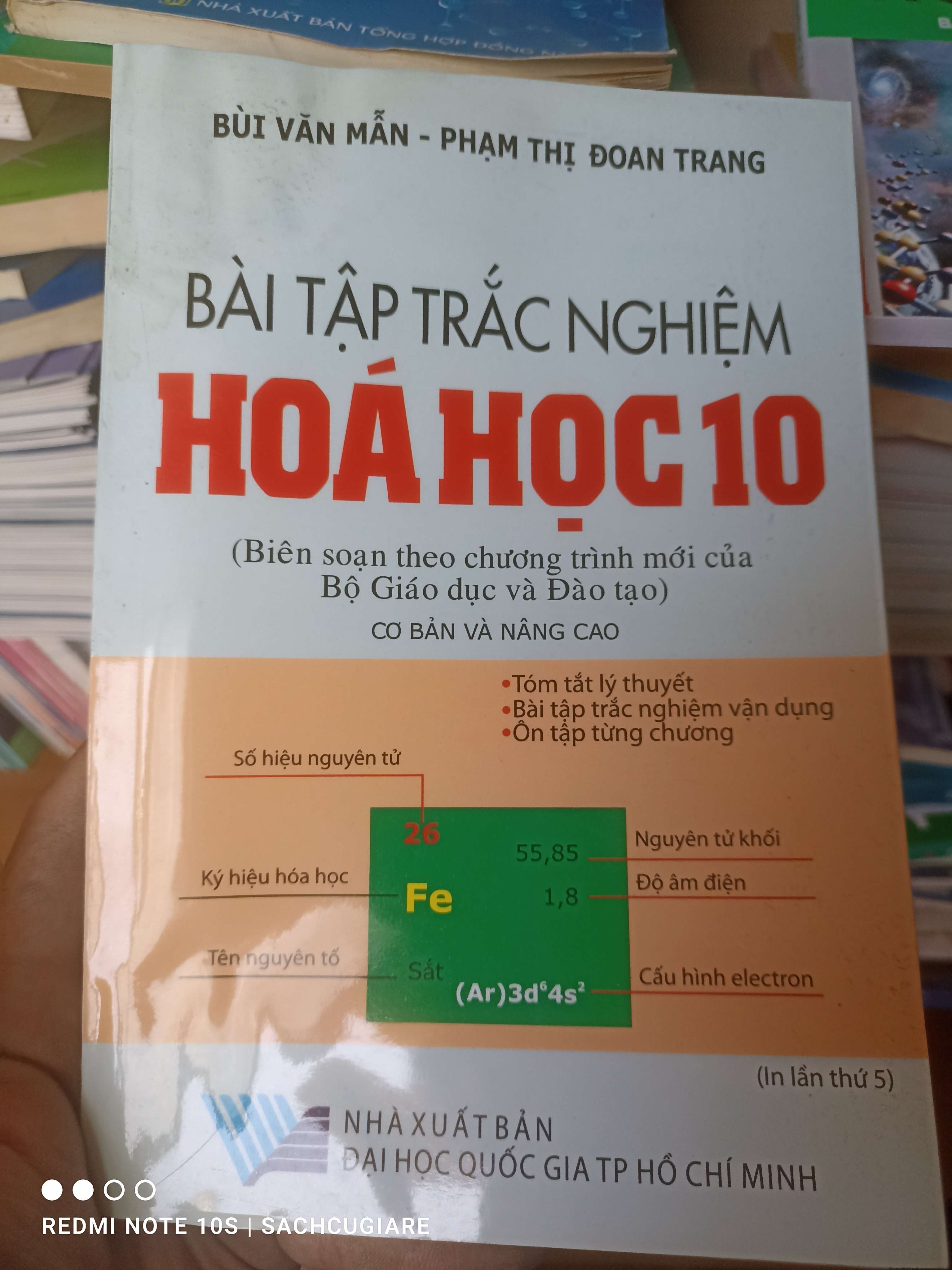 Bài Tập Trắc Nghiệm Hóa Học 10 (Cơ Bản Và Nâng Cao) - Bùi Văn Mẫn, Phạm Thị Đoan Trang 2010 VAVO-AK3ST1