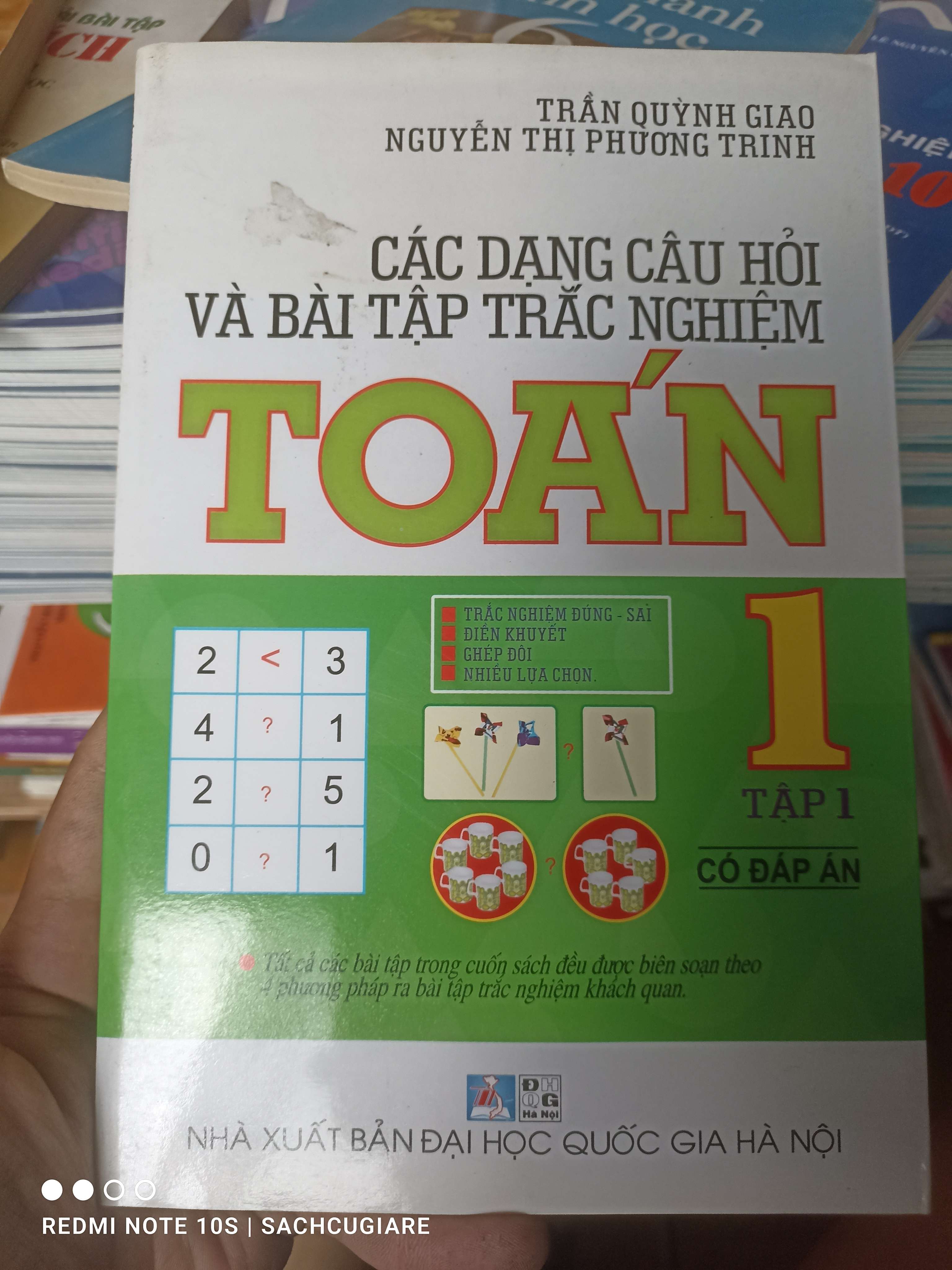 Các Dạng Câu Hỏi Và Bài Tập Trắc Nghiệm Toán 1 (Tập 1) - Trần Quỳnh Giao, Nguyễn Thị Phương Trinh 2010 VAVO-AK2T4