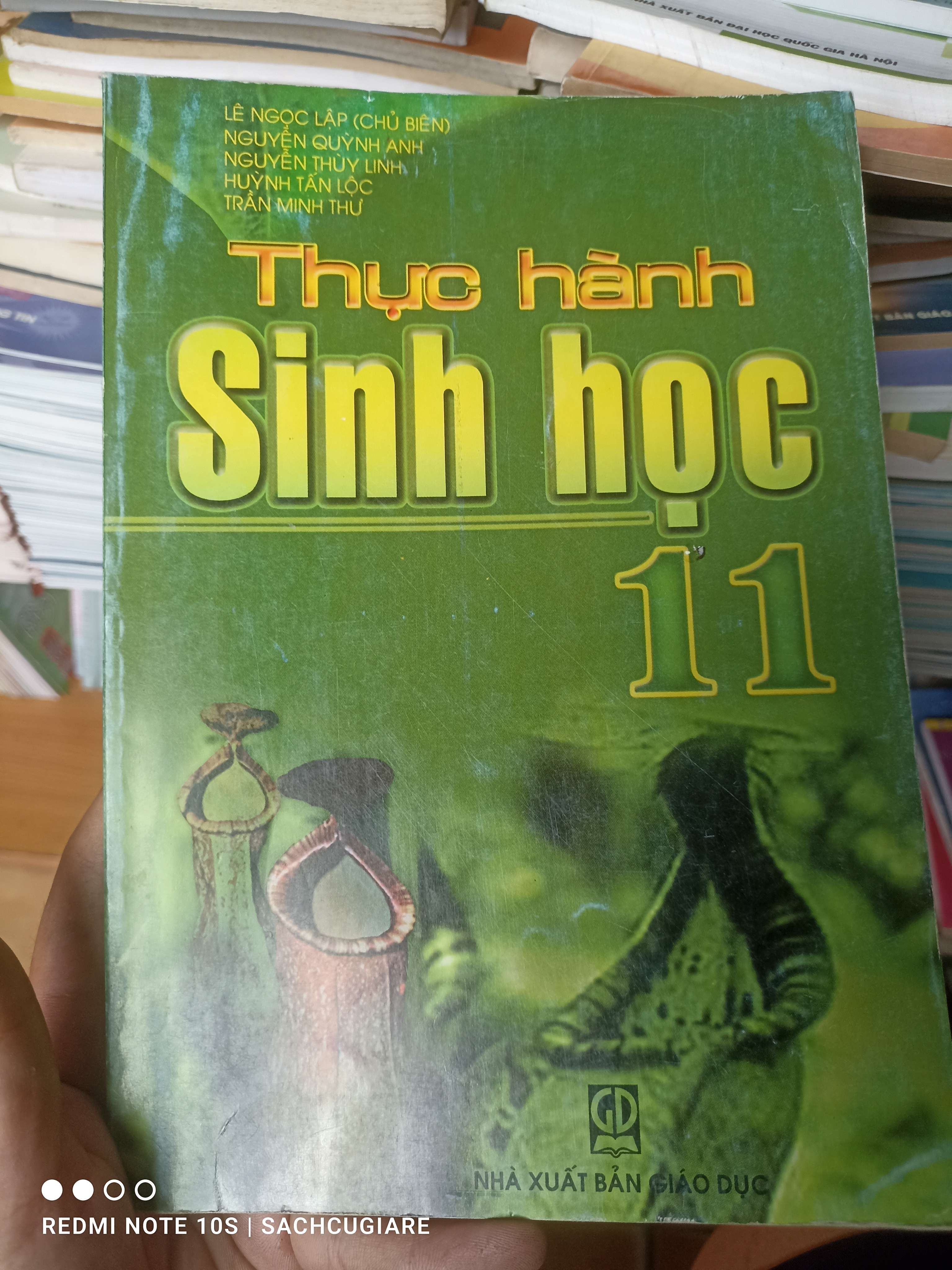Thực Hành Sinh Học 11 - Lê Ngọc Lập, Nguyễn Quỳnh Anh, Nguyễn Thùy Linh, Huỳnh Tấn Lộc, Trần Minh Thư 2007 VAVO-AK2ST3