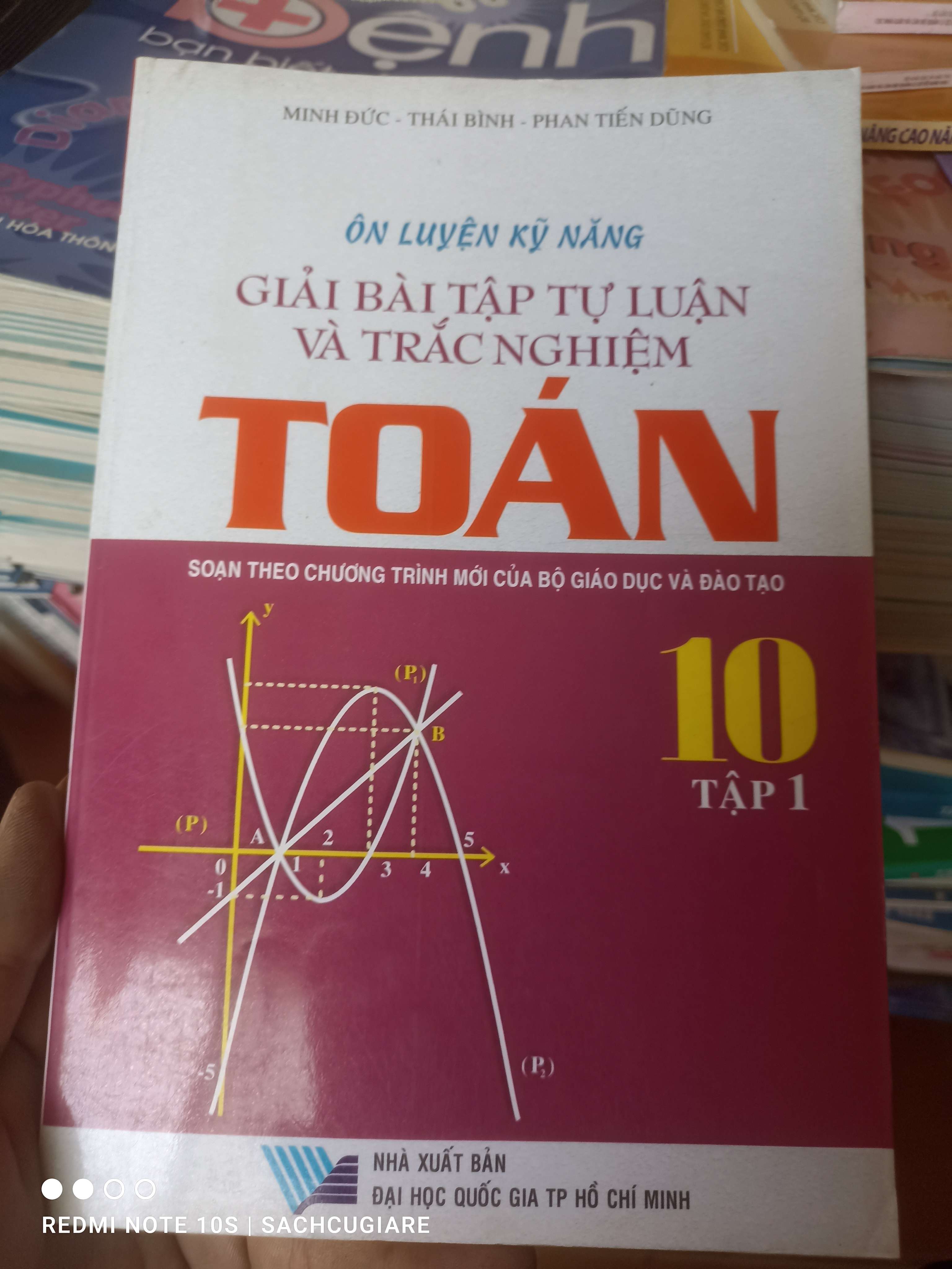Ôn Luyện Kỹ Năng Giải Bài Tập Tự Luận Và Trắc Nghiệm Toán 10 (Tập 1) - Minh Đức, Thái Bình, Phan Tiến Dũng 2007 VAVO-AK3ST1
