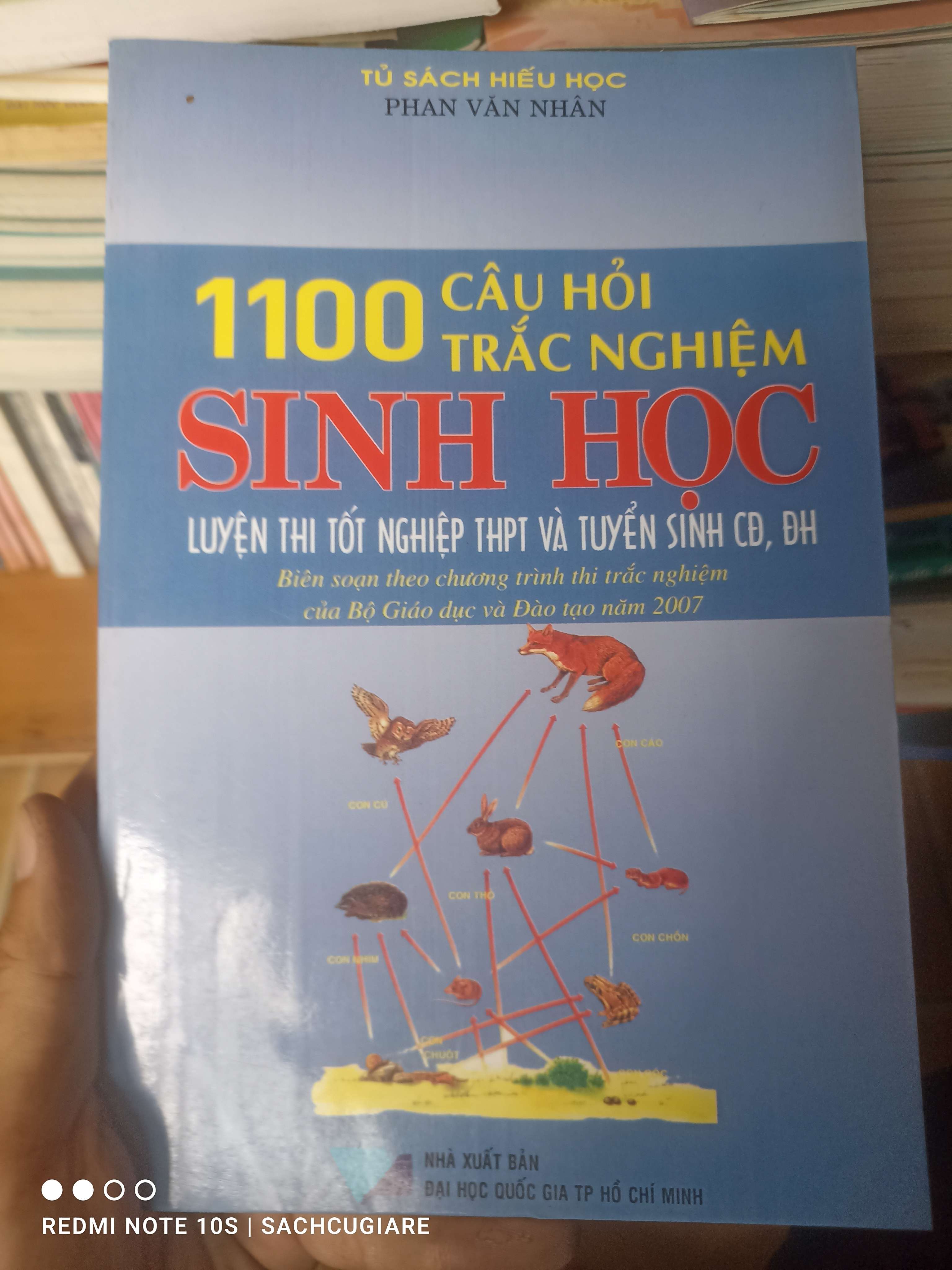 1100 Câu Hỏi Trắc Nghiệm Sinh Học (Luyện Thi Tốt Nghiệp THPT Và Tuyển Sinh CĐ, ĐH) - Phan Văn Nhân 2007 VAVO-AK2ST1