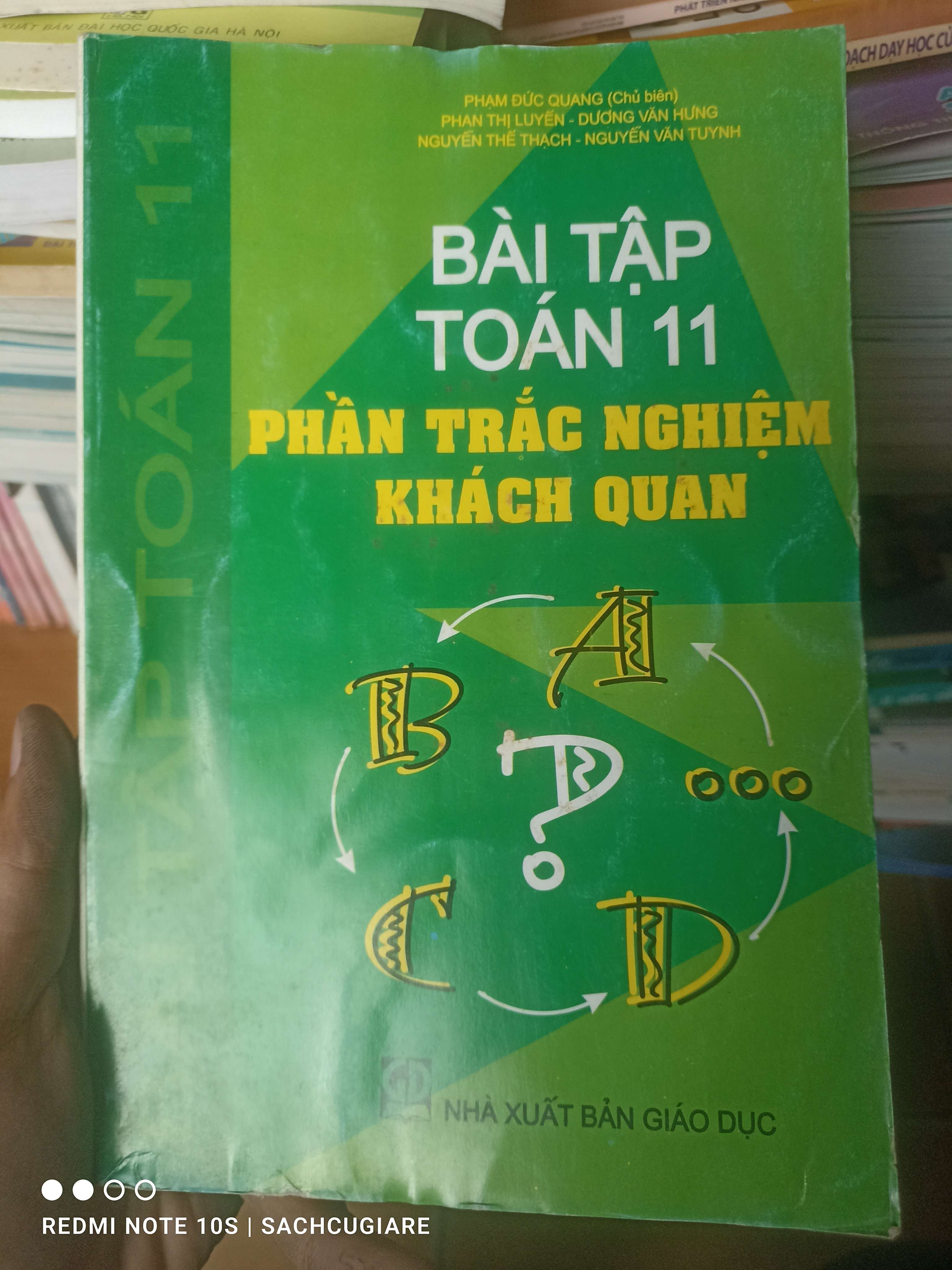Bài Tập Toán 11 (Phần Trắc Nghiệm Khách Quan) - Phạm Đức Quang, Phan Thị Luyến, Dương Văn Hưng, Nguyễn Thế Thạch, Nguyễn Văn Tuynh 2007 VAVO-AK2ST1