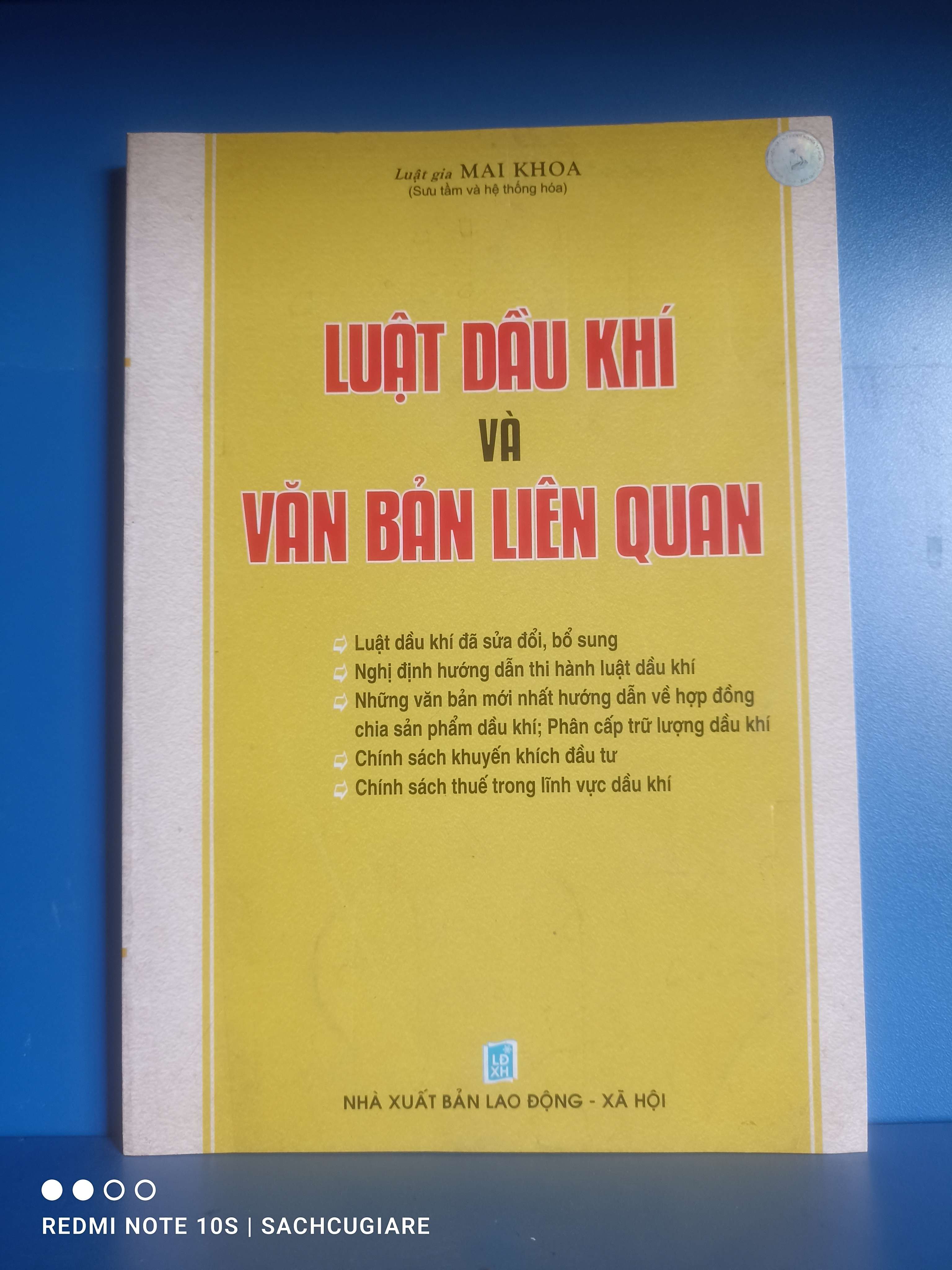 Luật dầu khí và văn bản liên quan - Mai Khoa VAVO-K2SD2-15 -