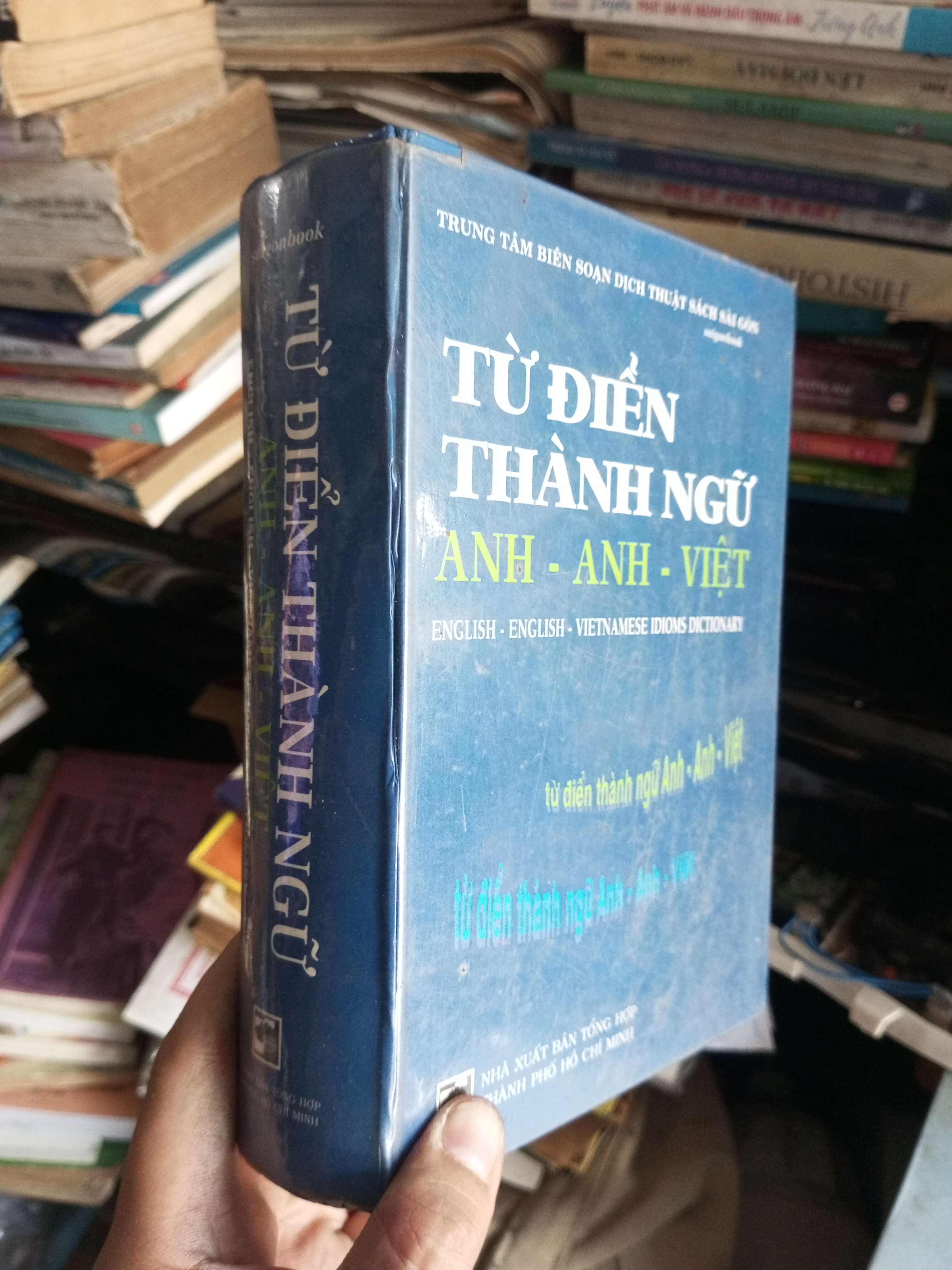 Từ điển Thành ngữ Anh-Anh-Việt bìa cứng Sách học ngoại ngữ KSX1004