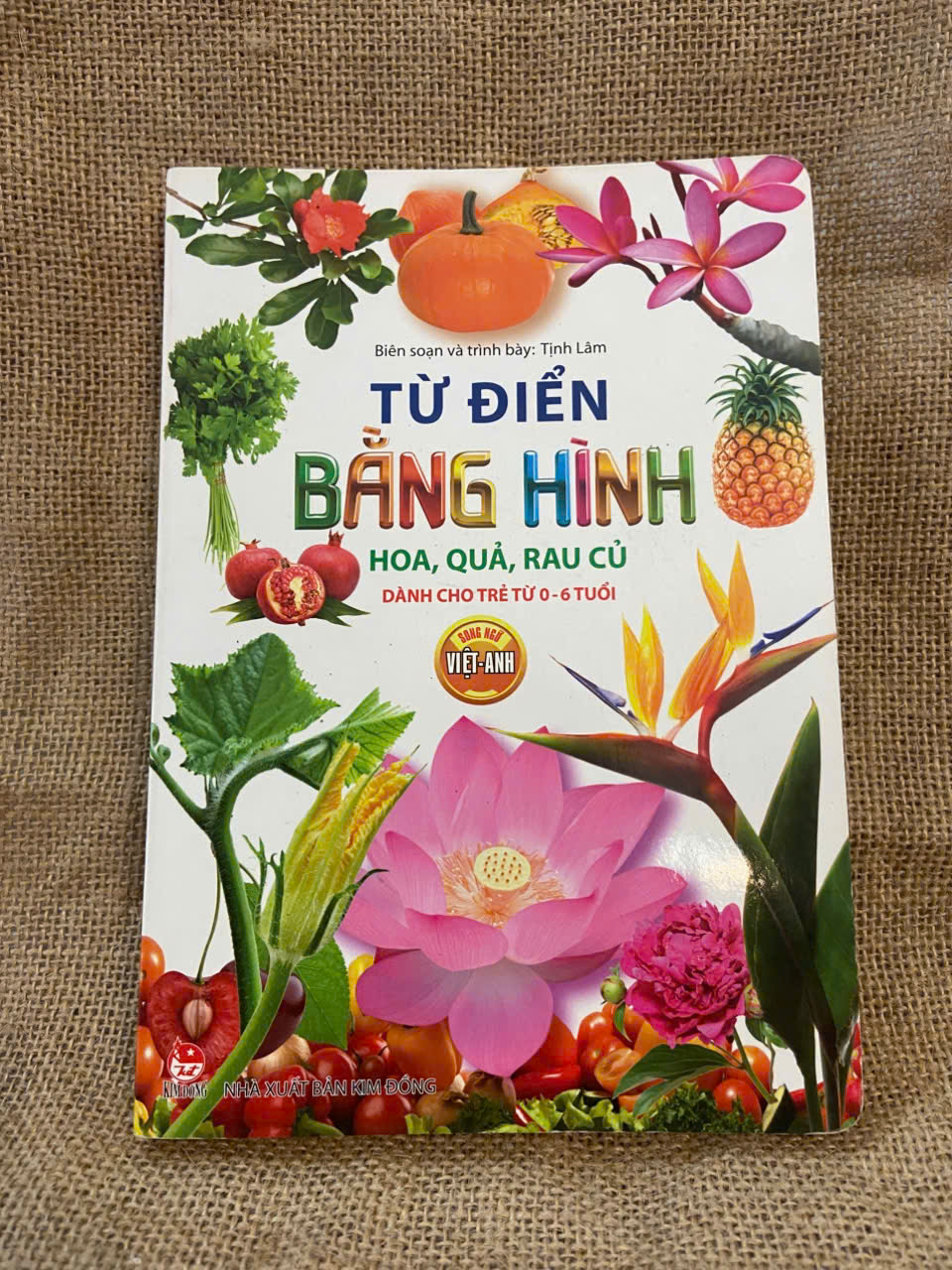 Từ điển bằng hình: hoa, quả, rau củ 2016 mới 90% Sách truyện NSX1004