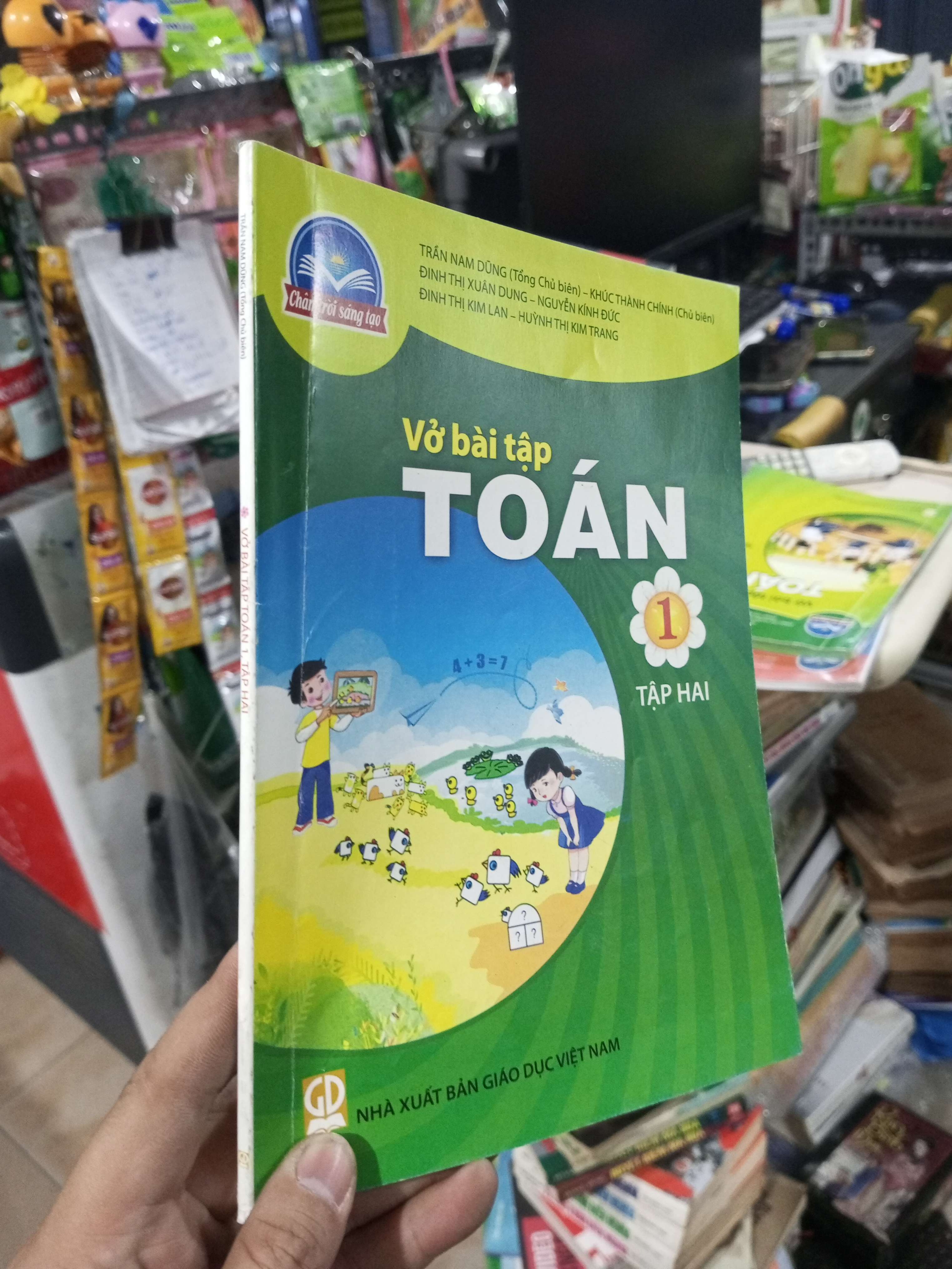 Vở Bài Tập Toán 1 (Tập 2) - Trần Nam Dũng, Khúc Thành Chính mới 90% Giáo khoa HCM1004