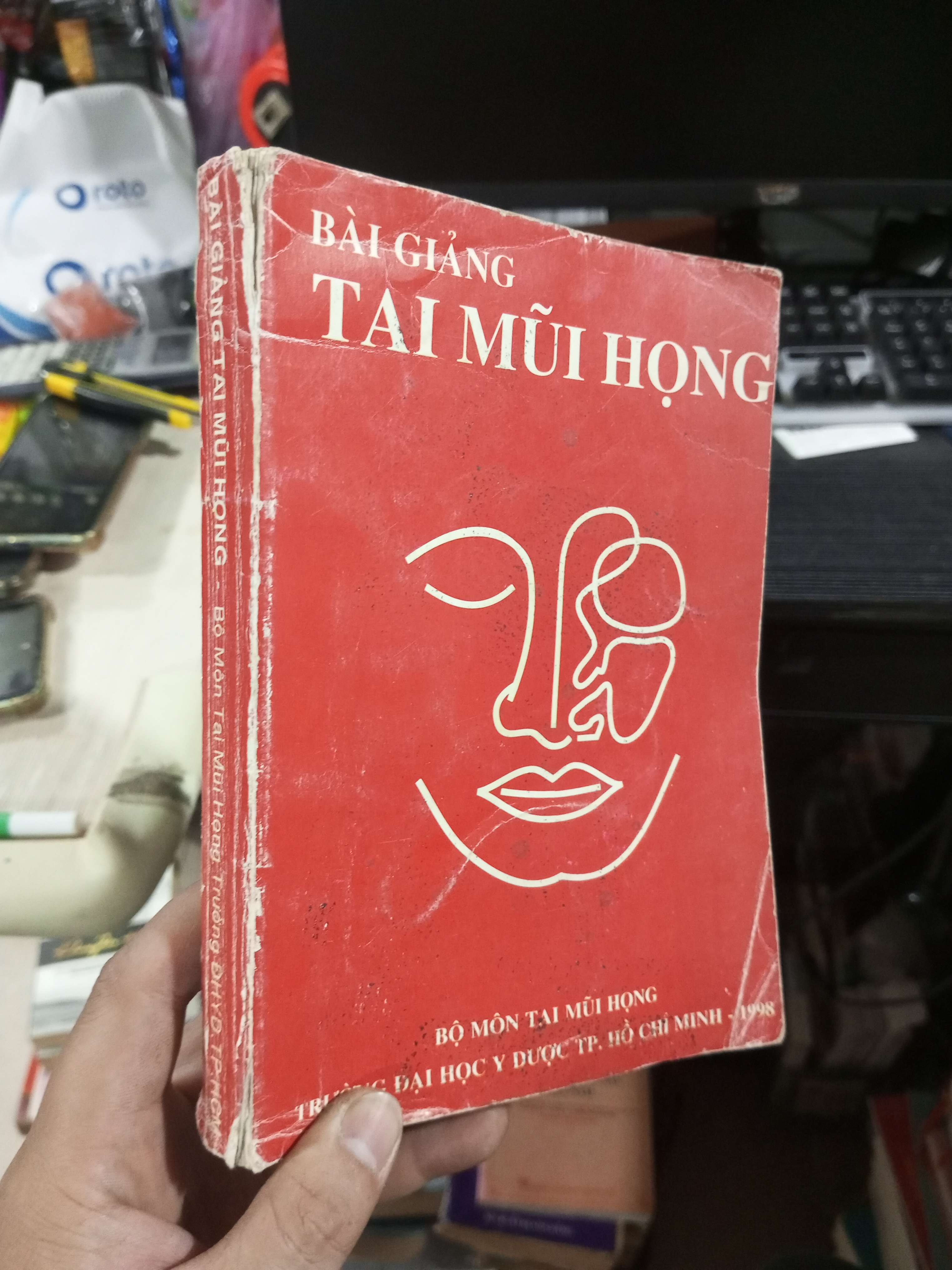 Bài Giảng Tai Mũi Họng - Bộ môn Tai Mũi Họng Trường Đại học Y Dược TP. Hồ Chí Minh 1998 mới 80% ố có gạch ít Sách Y học - Sức khỏe - Thể thao HCM1004 (NSX)