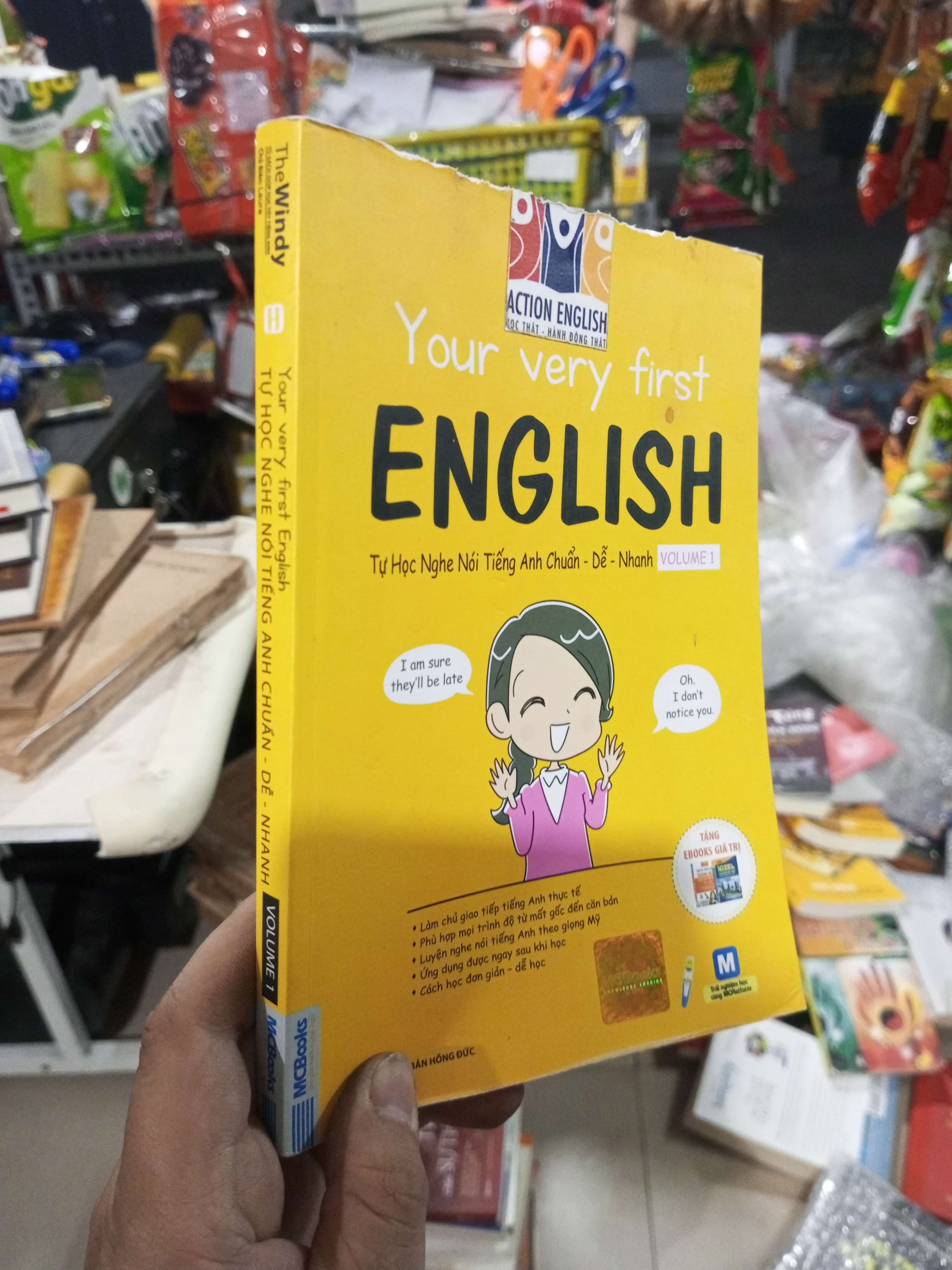 Your Very First English (Tập 1) - Action English 2019 mới 70% rách bìa Sách tự học tiếng Anh HCM1004 (NSX)