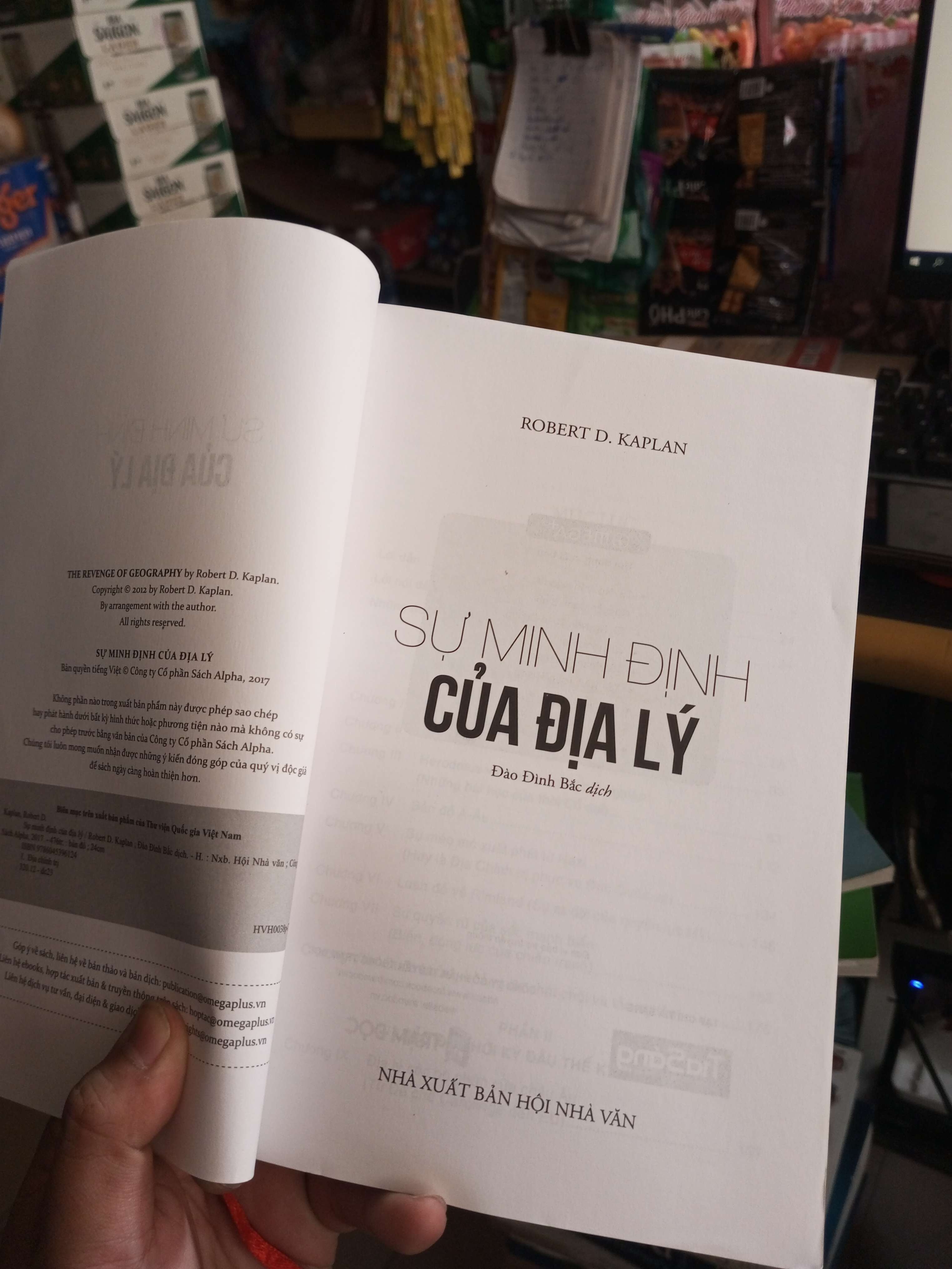 Sự Minh Định Của Địa Lý - Robert D. Kaplan 2017 mới 60% mất bìa không vẽ bên trong Lịch Sử - Địa Lý HCM1004 (NSX)