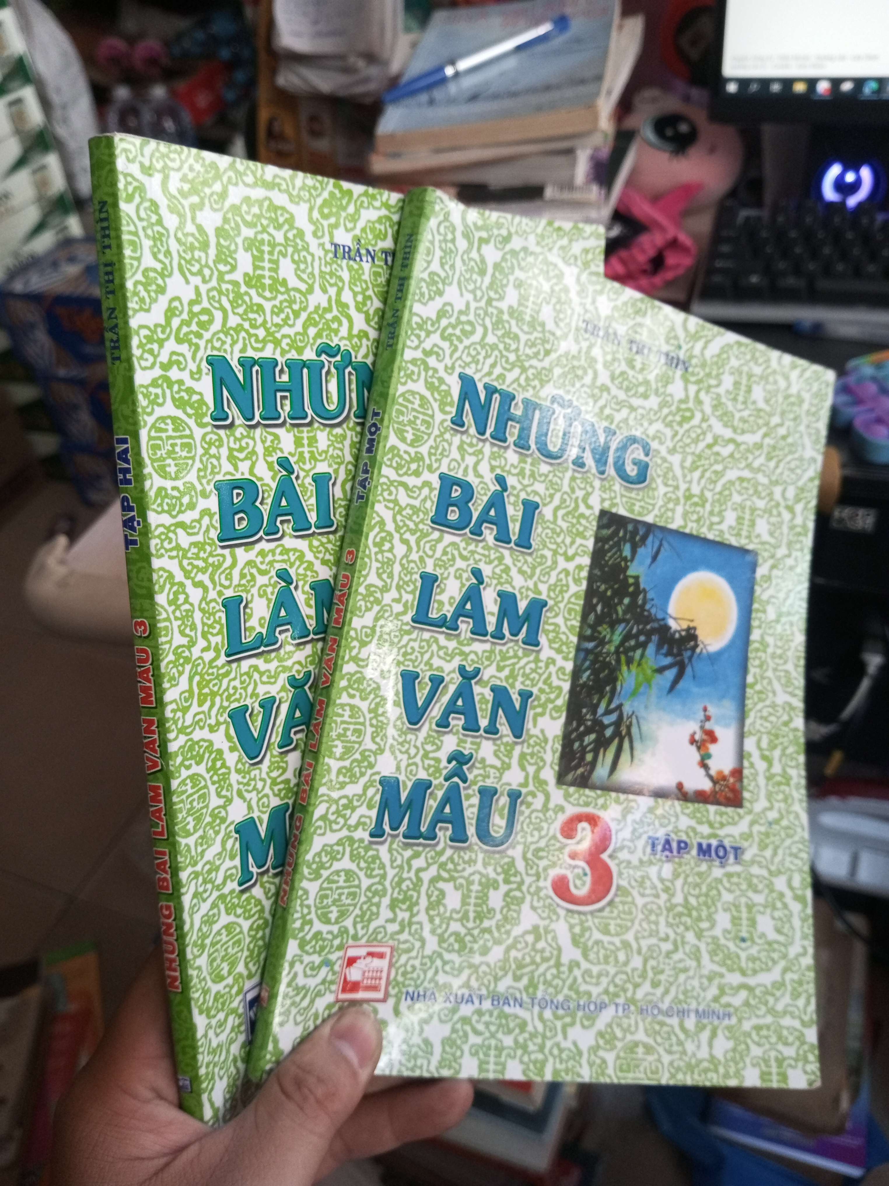 Những Bài Làm Văn Mẫu 3 (Bộ 2 Tập) - Trần Thị Thìn 2019 mới 80% ố Tham khảo - luyện thi HCM1004