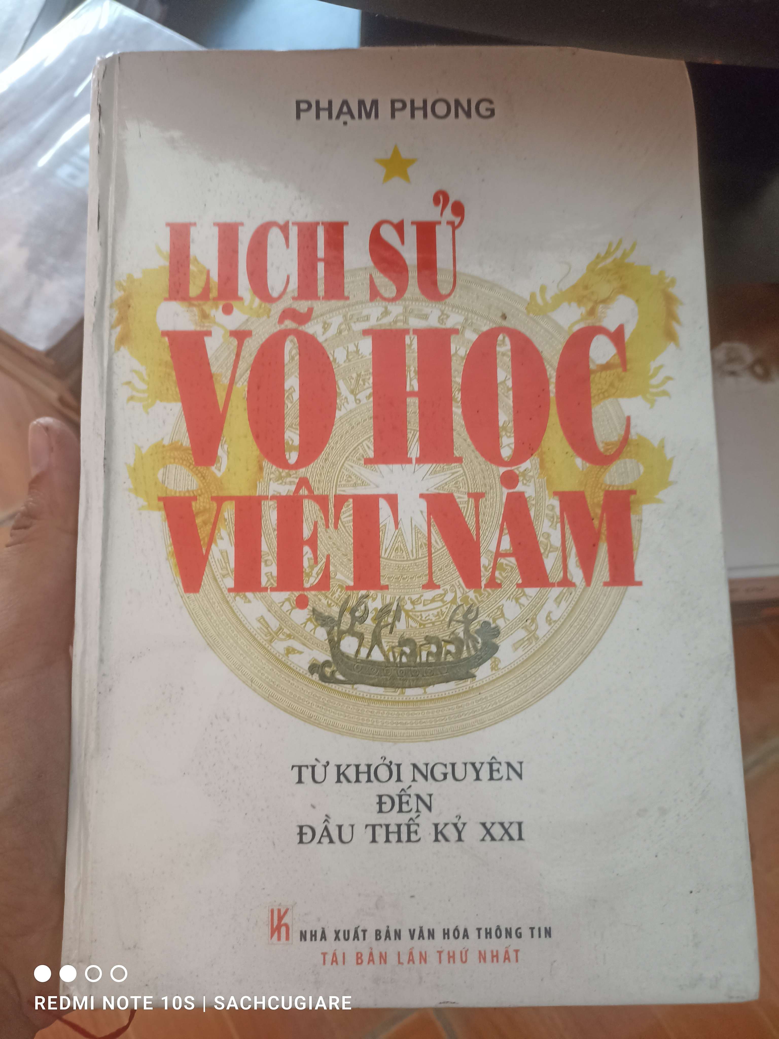 Lịch sử võ học Việt Nam từ khởi nguyên đến đầu thế kỷ XXI - Phạm Phong Sách chuyên khảo, khảo cứu VAVO1004