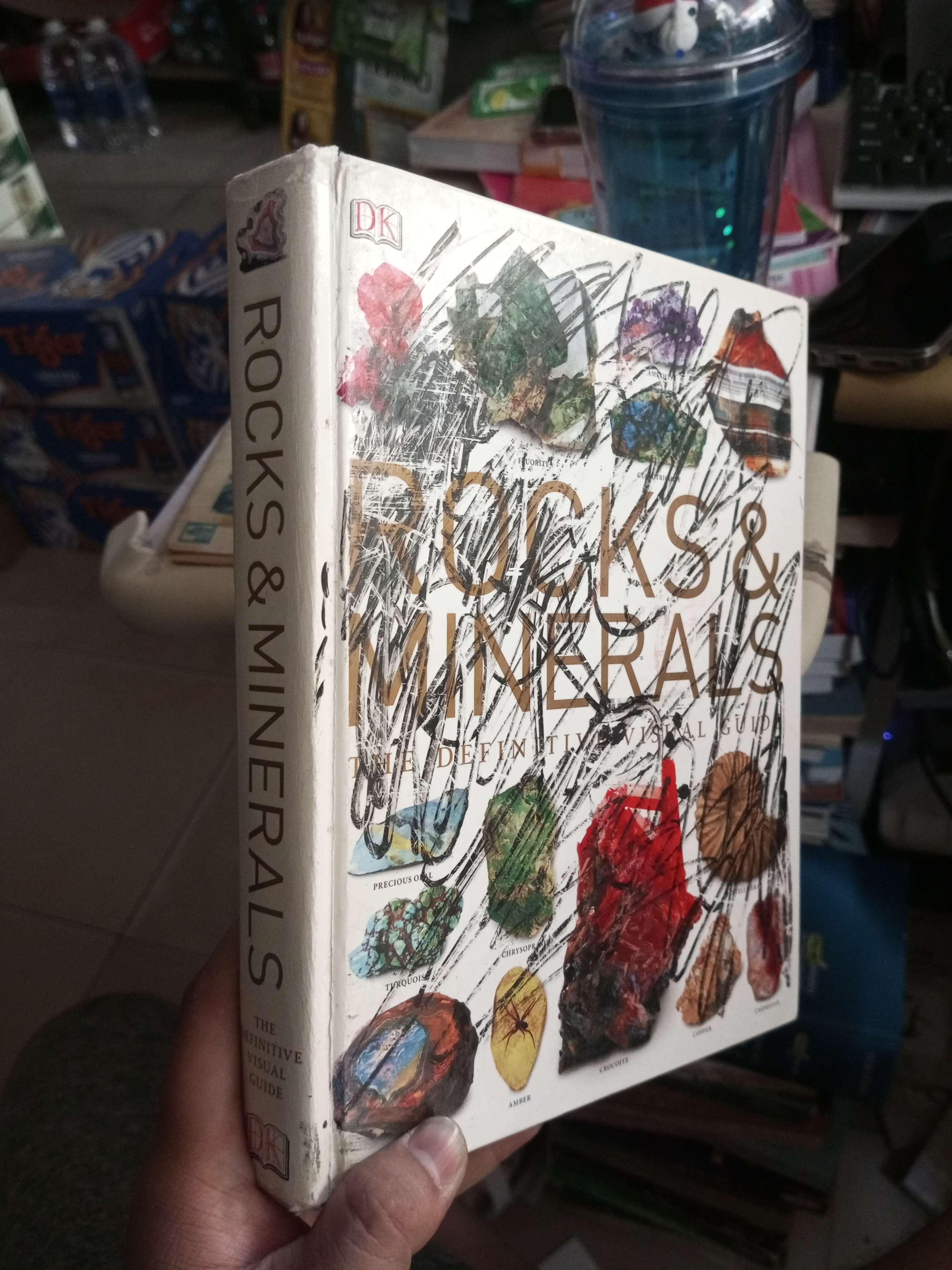 Rocks & Minerals mới 60% vẽ rách vài trang Sách ngoại HCM1004 (NSX)