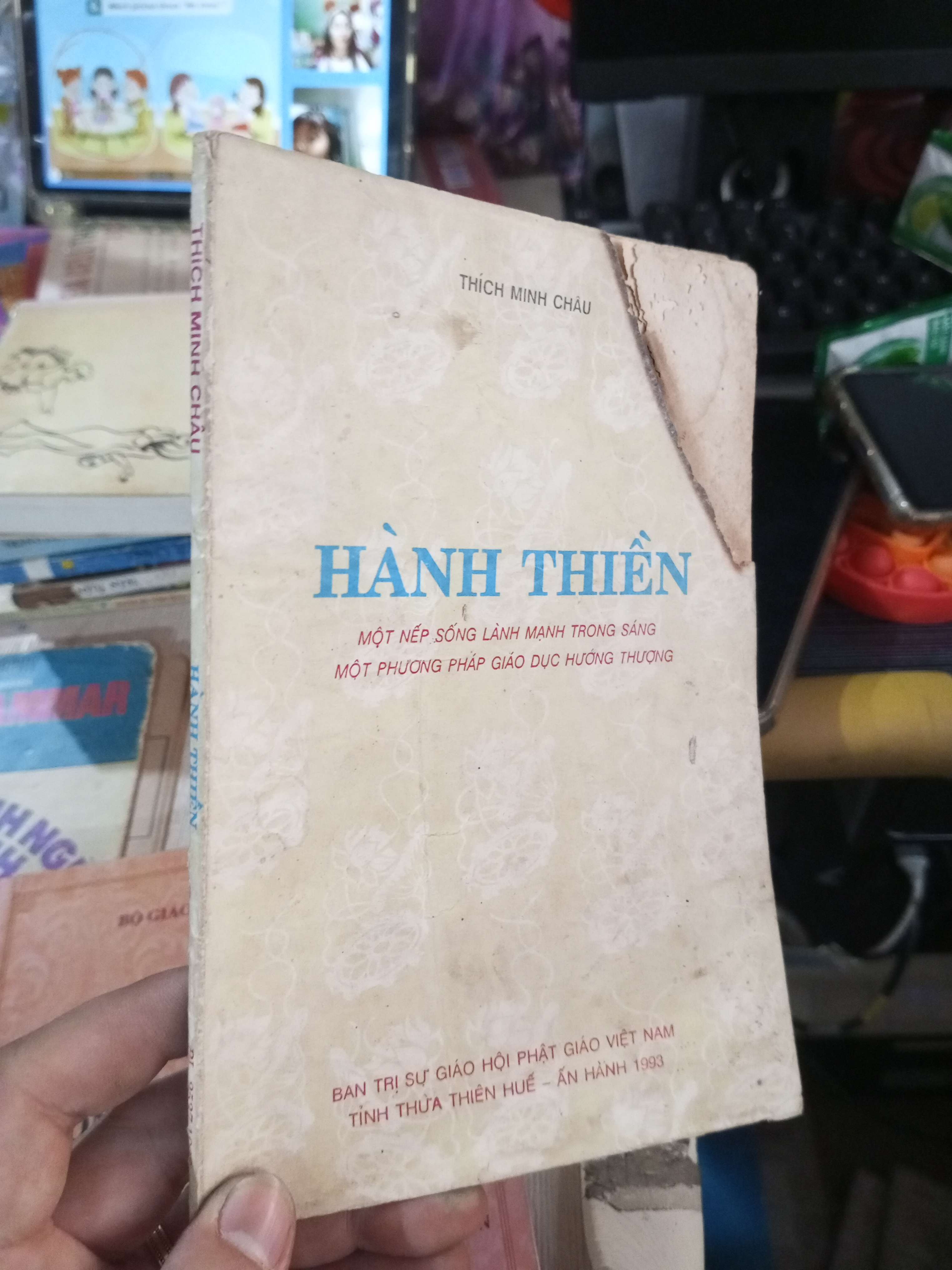 Hành Thiền - Thích Minh Châu 1993 mới 70% ố rách bìa Sách tôn giáo - tâm linh HCM1004