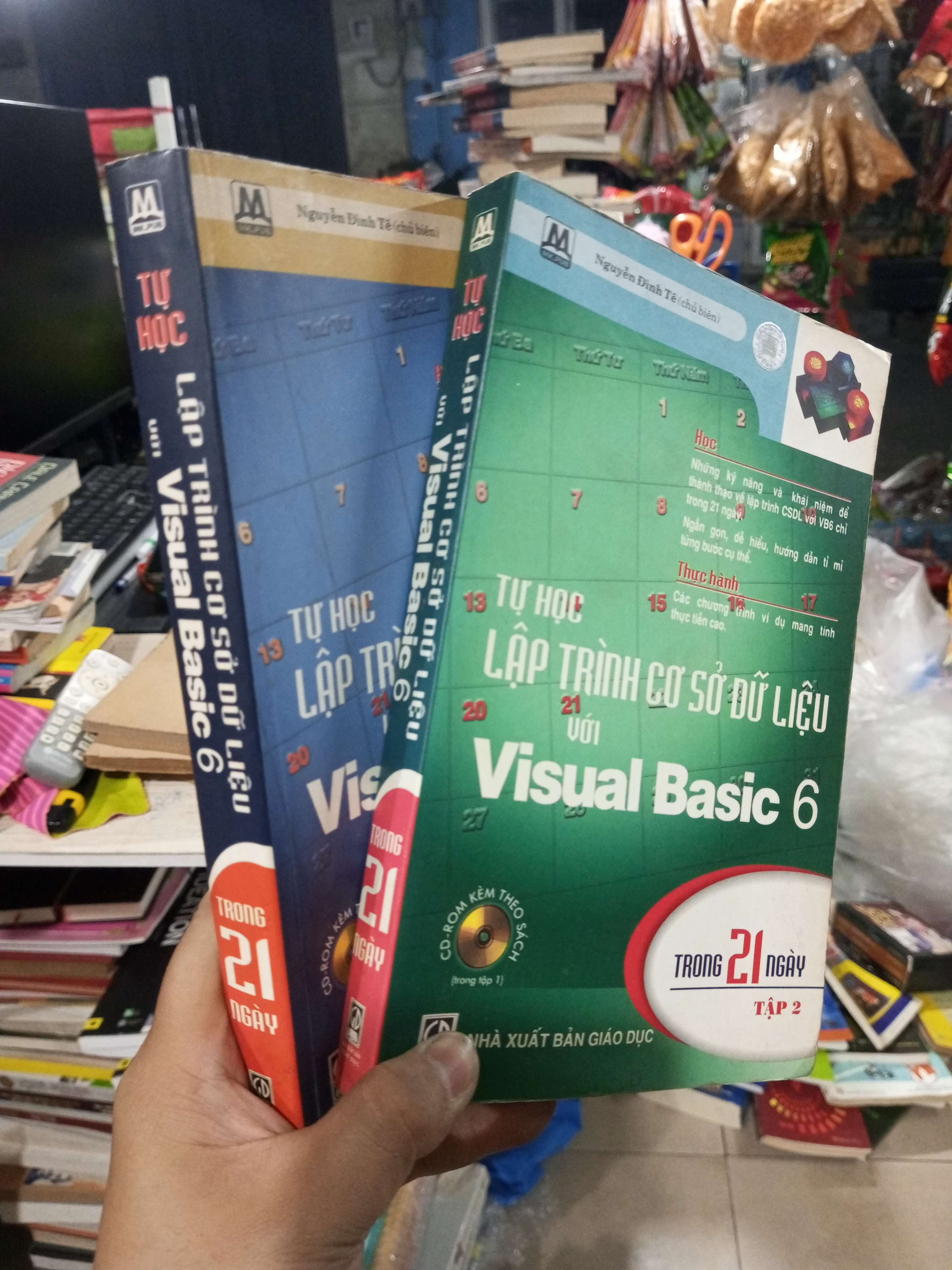 Tự Học Lập Trình Cơ Sở Dữ Liệu Với Visual Basic 6 (2 Tập) - Nguyễn Đình Tê 2001 mới 80% ố Sách công nghệ thông tin HCM1004