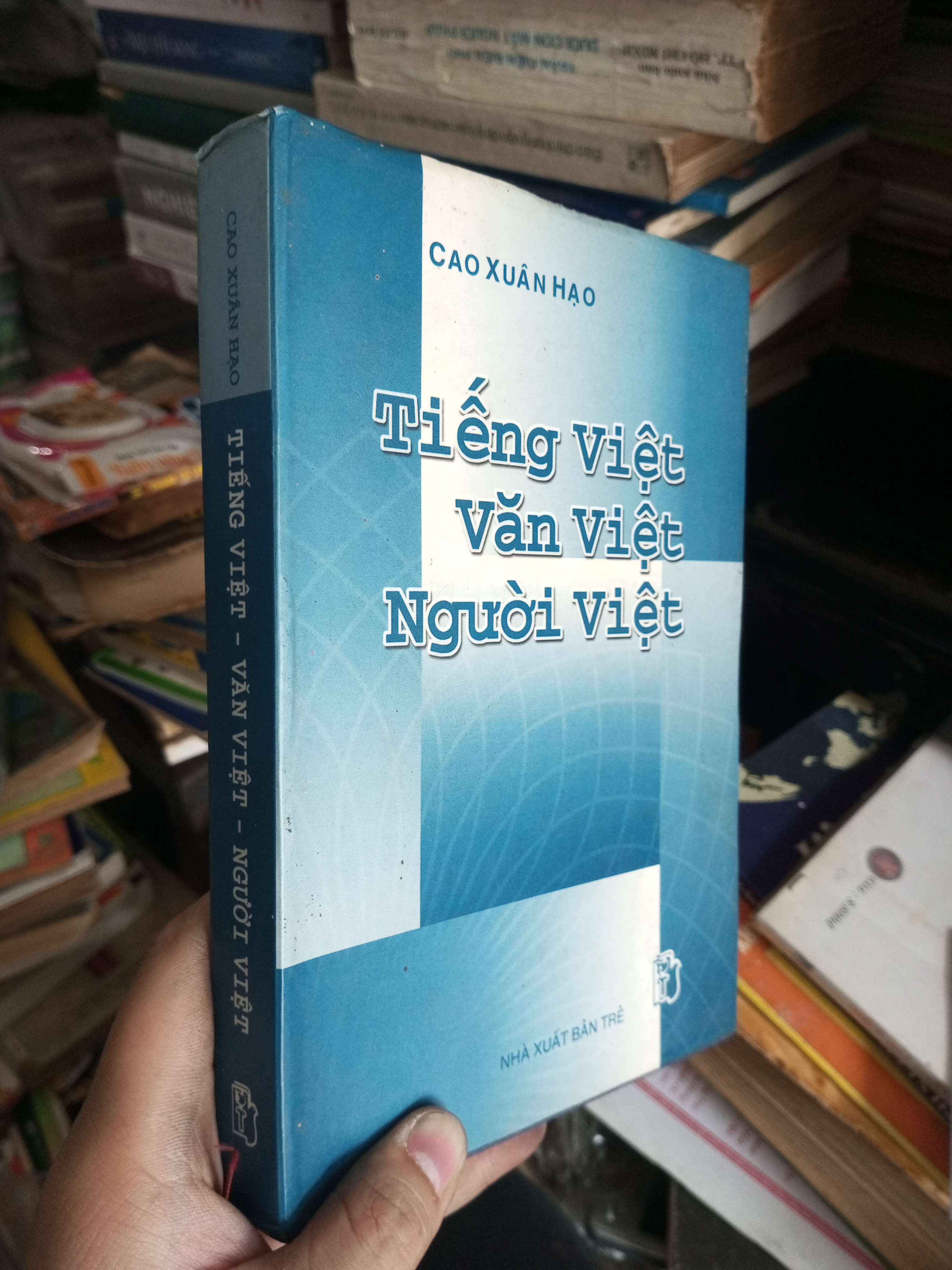 Tiếng Việt Văn Việt Người Việt 2001 bìa cứng Sách văn học KSX1004