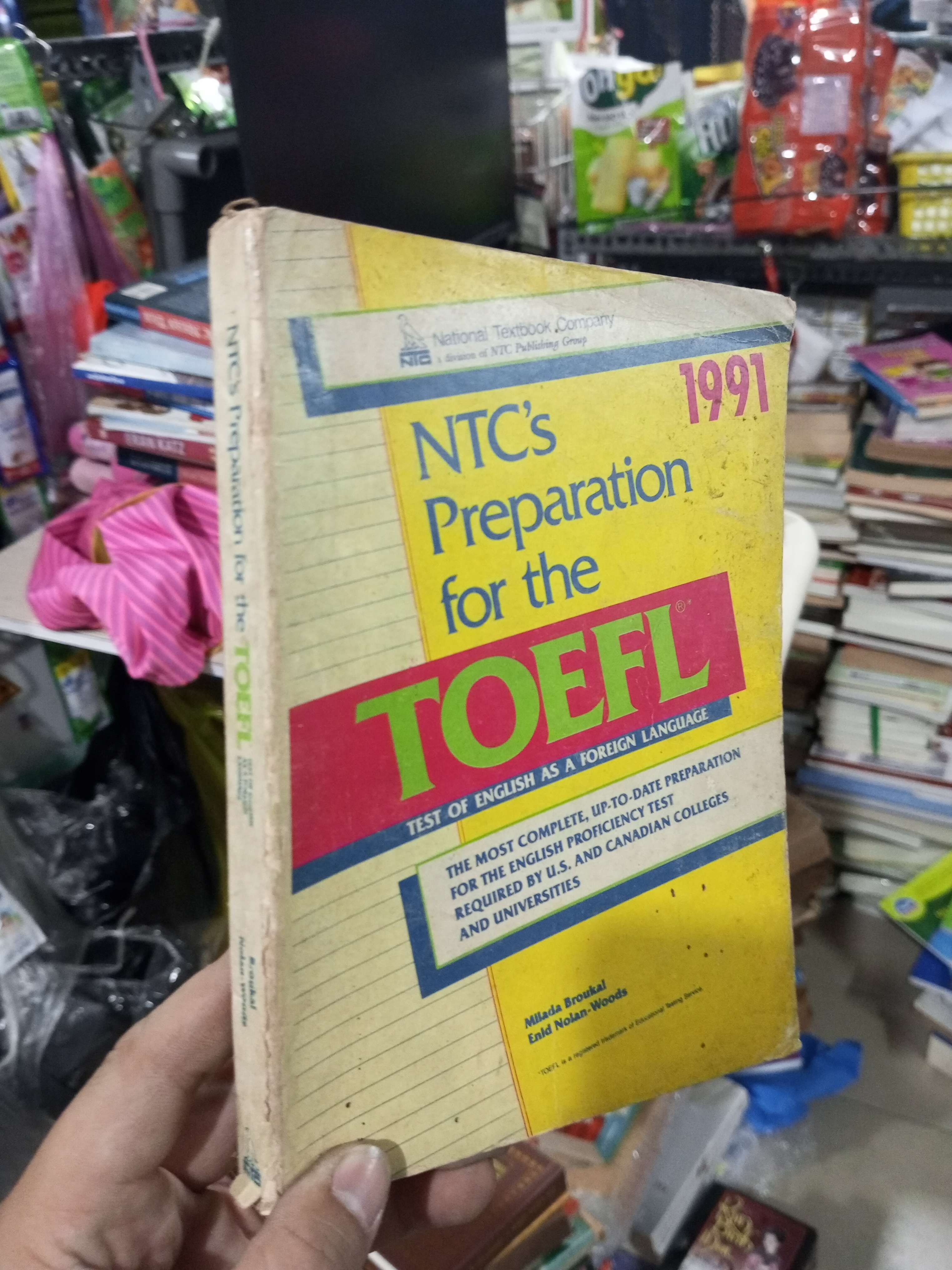 NTC's Preparation for the TOEFL - National Textbook Company 1991 mới 80% ố Sách tự học tiếng Anh HCM1004 (NSX)