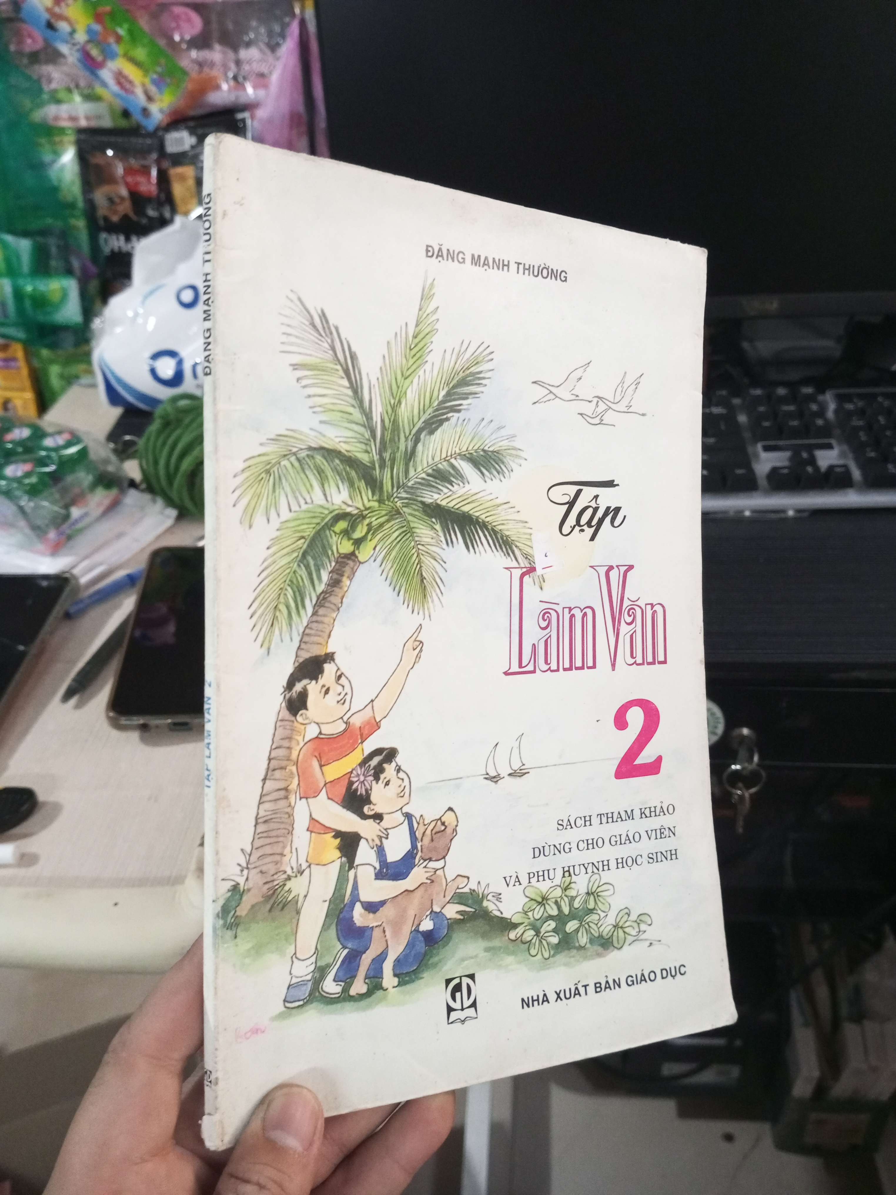 Tập Làm Văn 2 (Sách Tham Khảo Dùng Cho Giáo Viên Và Phụ Huynh Học Sinh) - Đặng Mạnh Thường 2005 mới 80% ố ẫm nhẹ bung vài trang Tham khảo - luyện thi HCM1004
