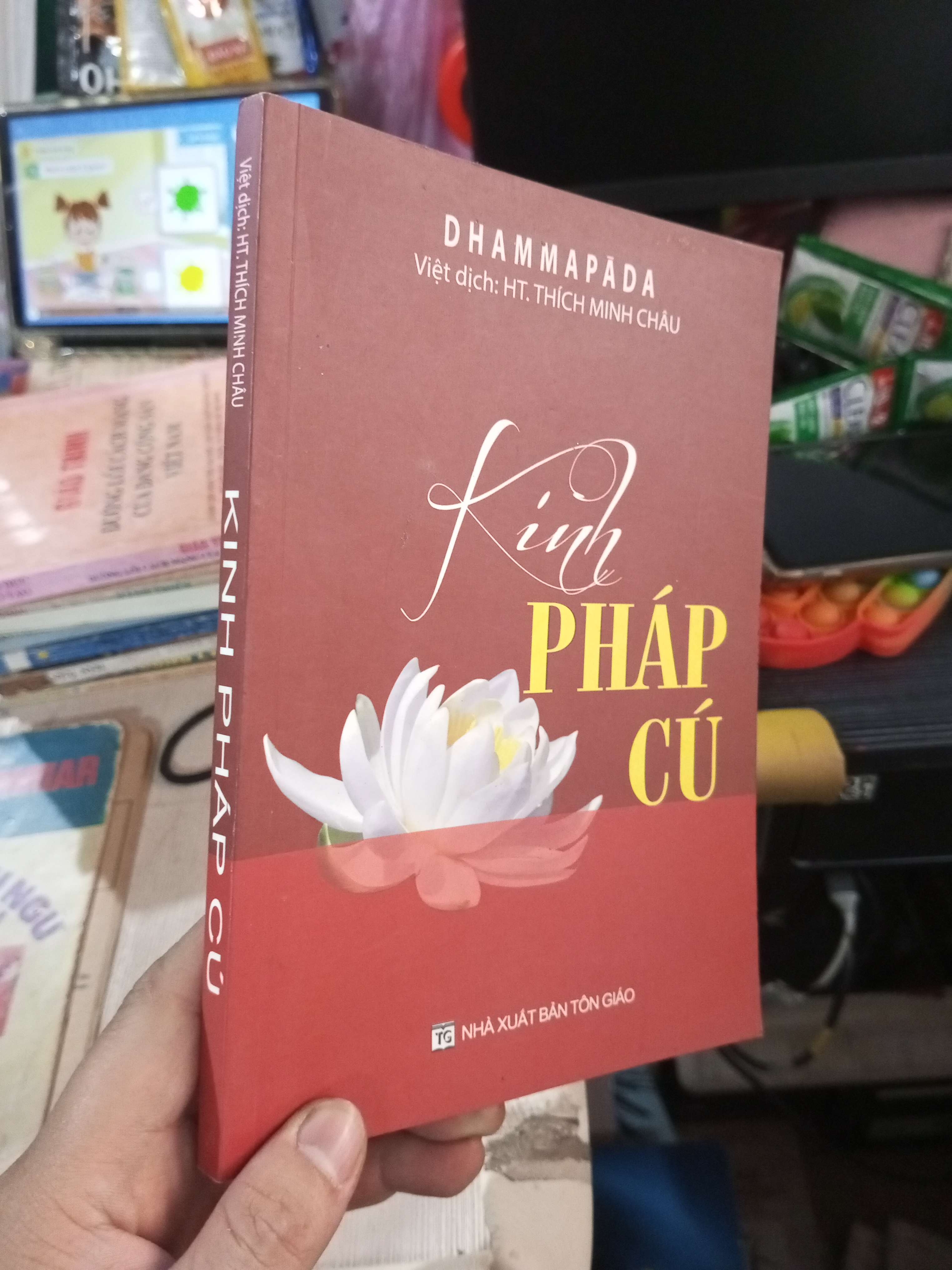 Kinh Pháp Cú (Dhammapada) - HT. Thích Minh Châu 2025 mới 80% có ghi Sách tôn giáo - tâm linh HCM1004 (NSX)