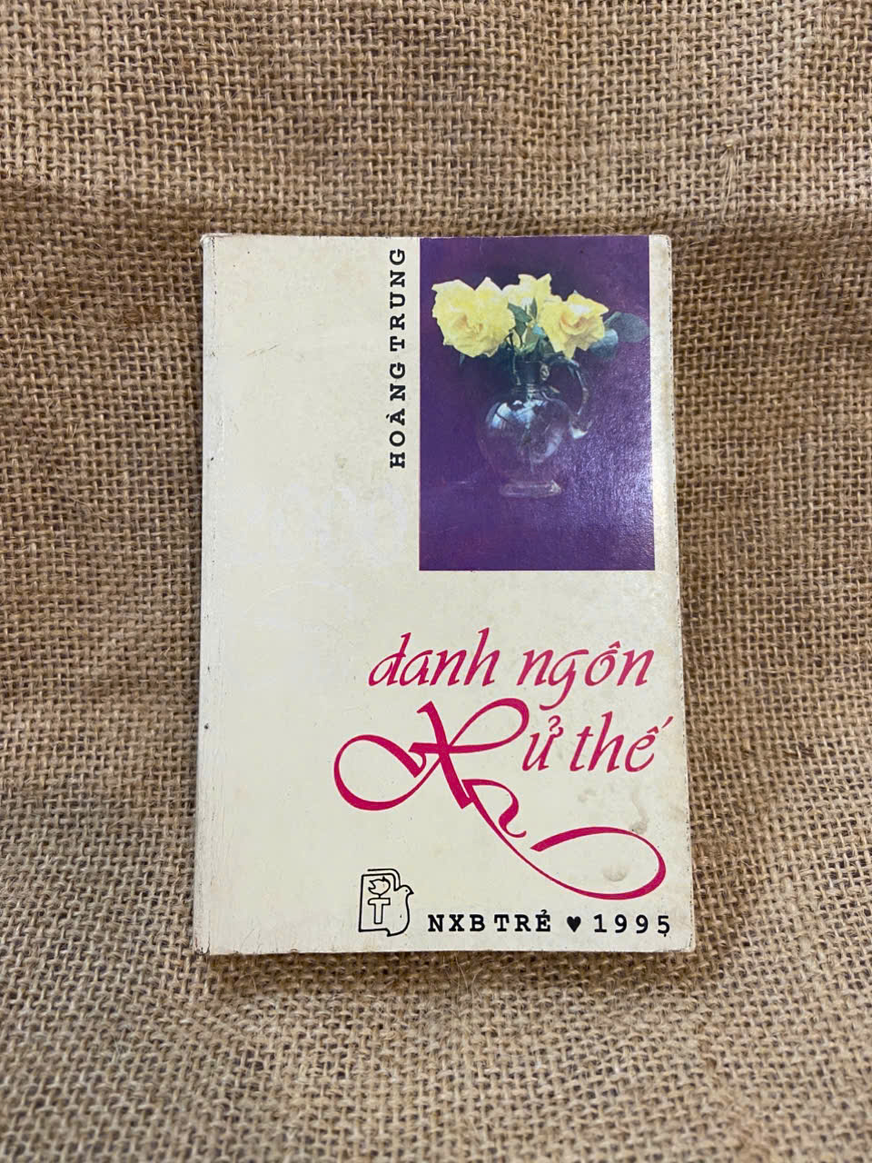 Danh ngôn Xử thế - Hoàng Trung 1995 mới 70% ố có chữ ký của chủ sở hữu cũ Kỹ năng sống NSX1004