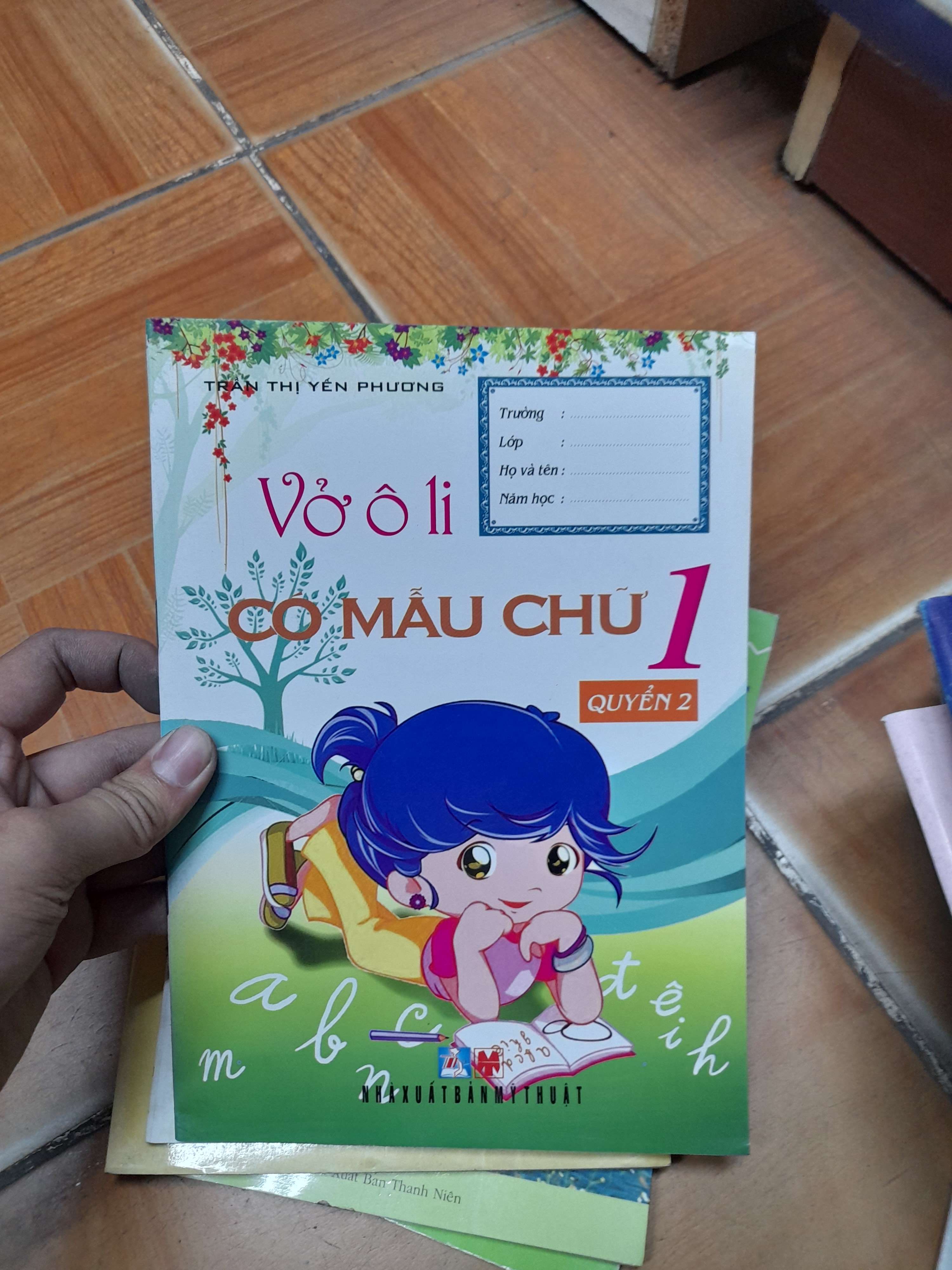 Vở Ô Li Có Mẫu Chữ 1 (Quyển 2) - Trần Thị Yên Phương 2012 (Tham khảo - luyện thi) VAVO1304-AK3ST1